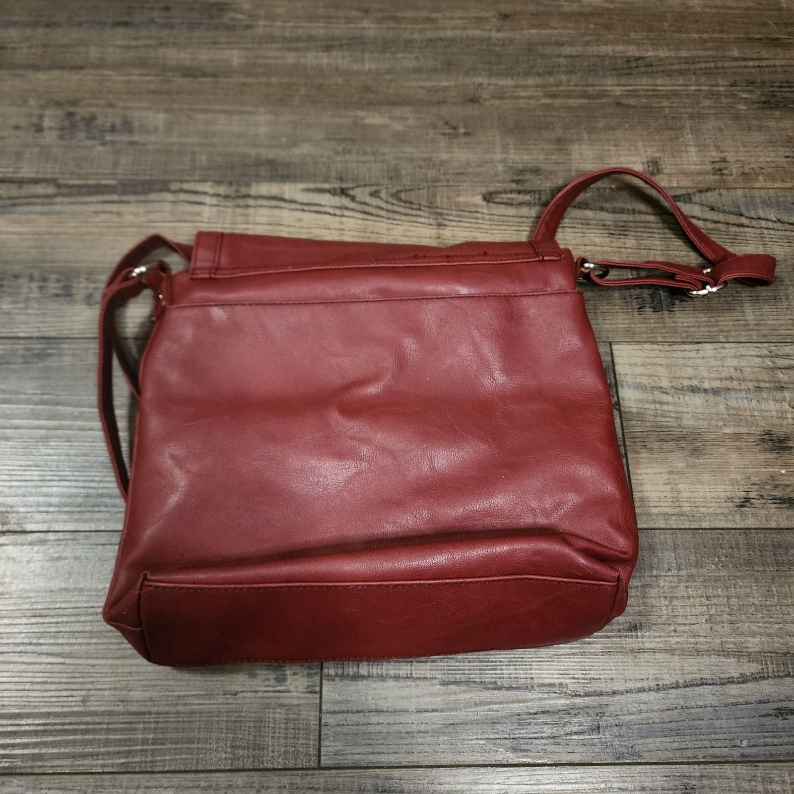 Relic Vintage Relic maroon burgundy leather purse crossbody E Size ONE SIZE - 10 Thumbnail