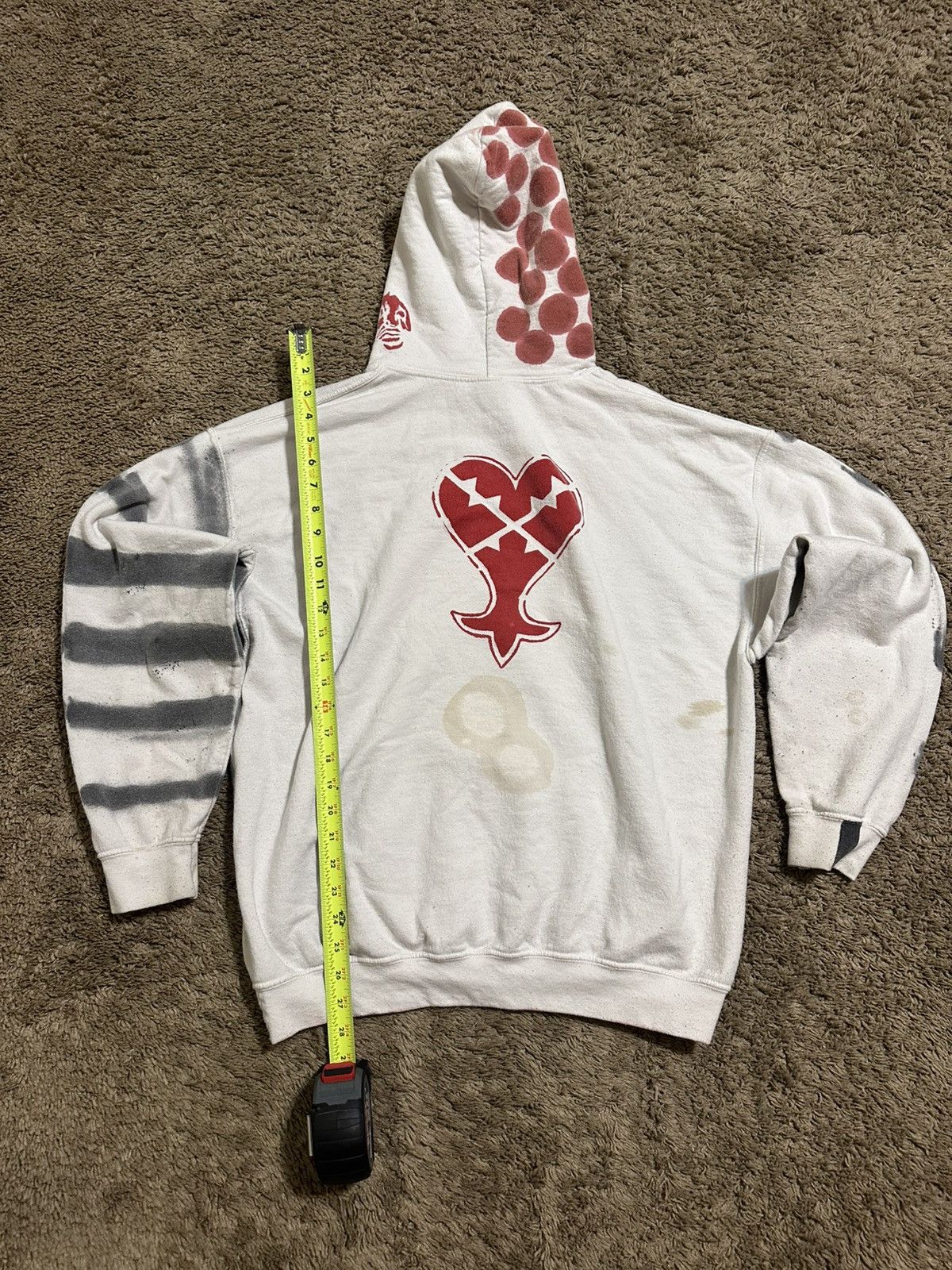 Gildan Vintage Crazy clown hoodie 00s size large Size US L / EU 52-54 / 3 - 9 Thumbnail
