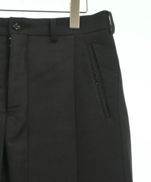 Comme des Garcons Homme Plus Casual Pant Slacks Polyester Plain Zipper Full Length Black Size US 32 / EU 48 - 4 Thumbnail