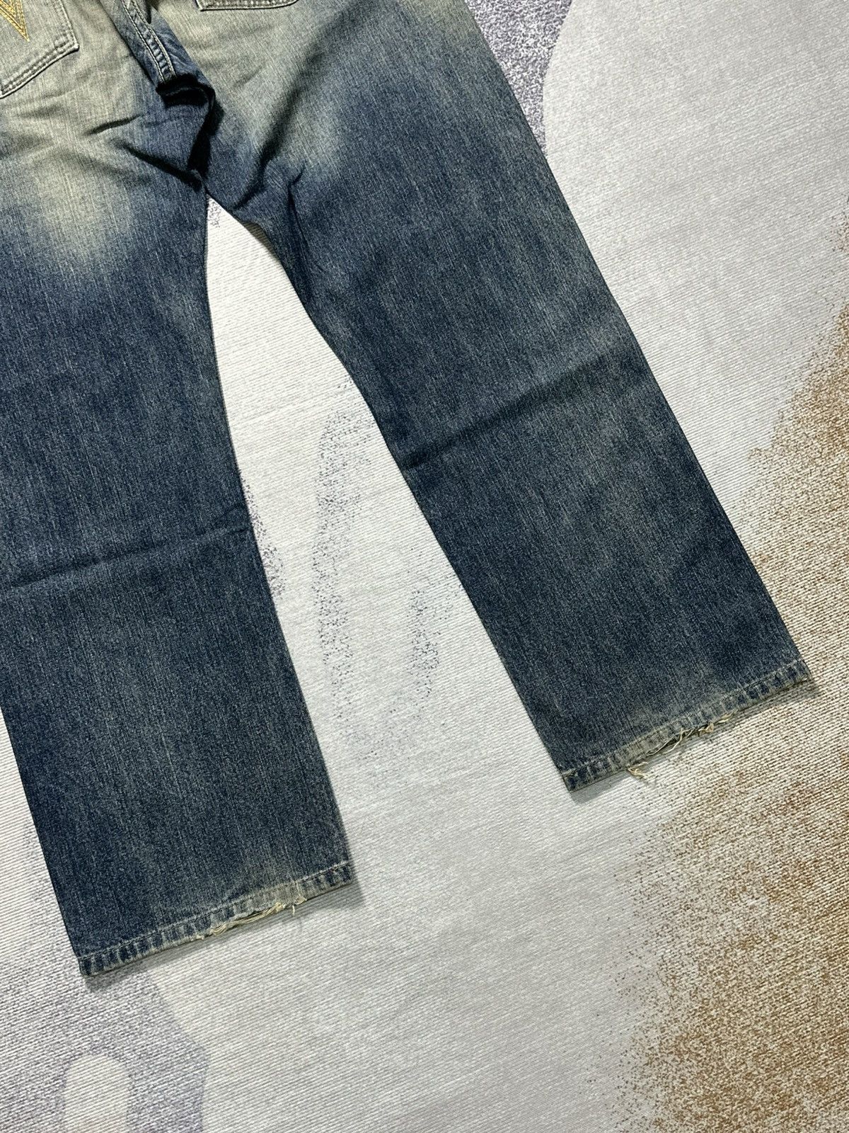 Undercover × Uniqlo 2000s Edwin Mud Washed Denim 405 Size US 33 - 14 Thumbnail