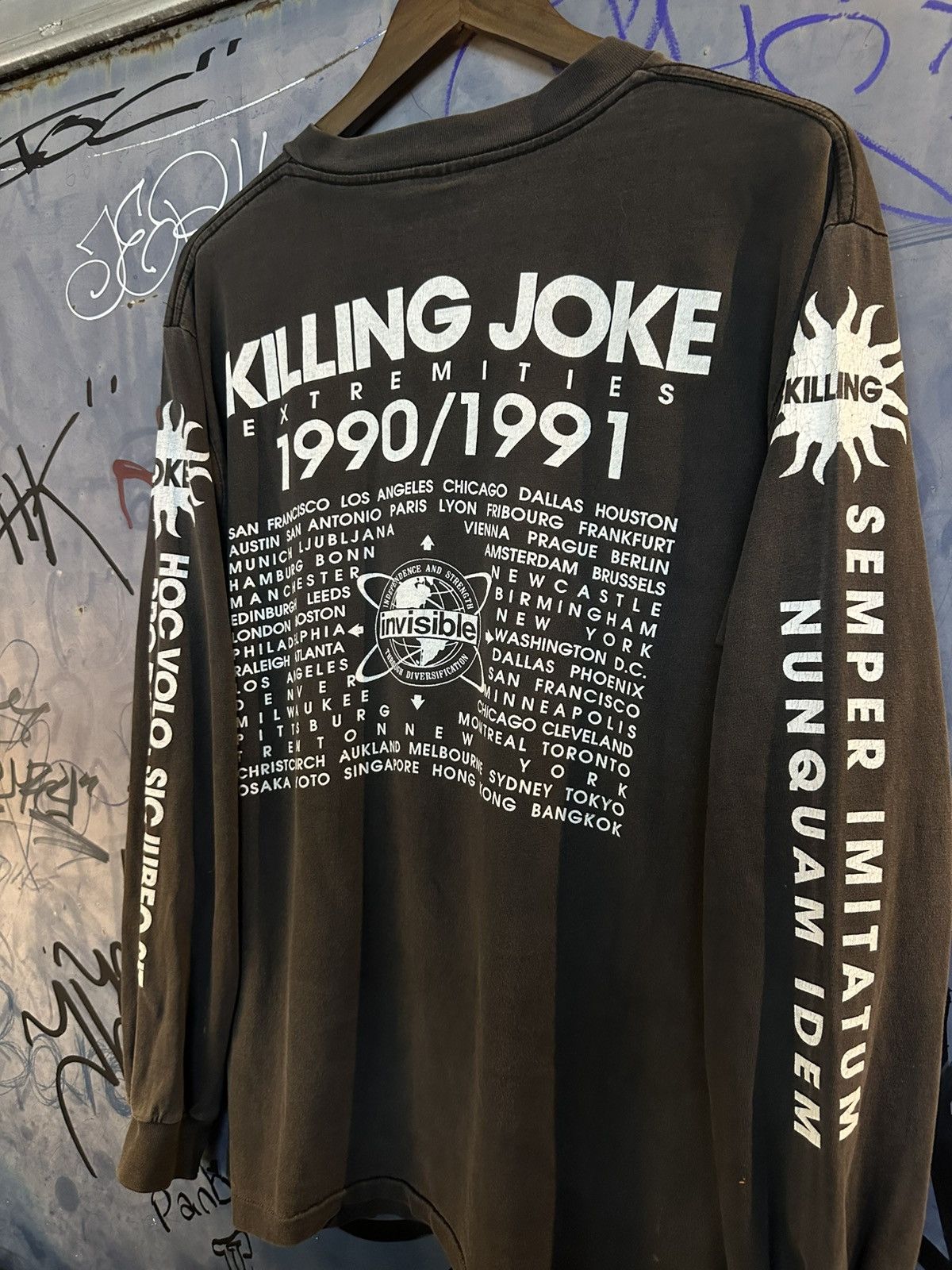Other Vintage Killing Joke Visible Tour 1991 Size US XL / EU 56 / 4 - 4 Thumbnail