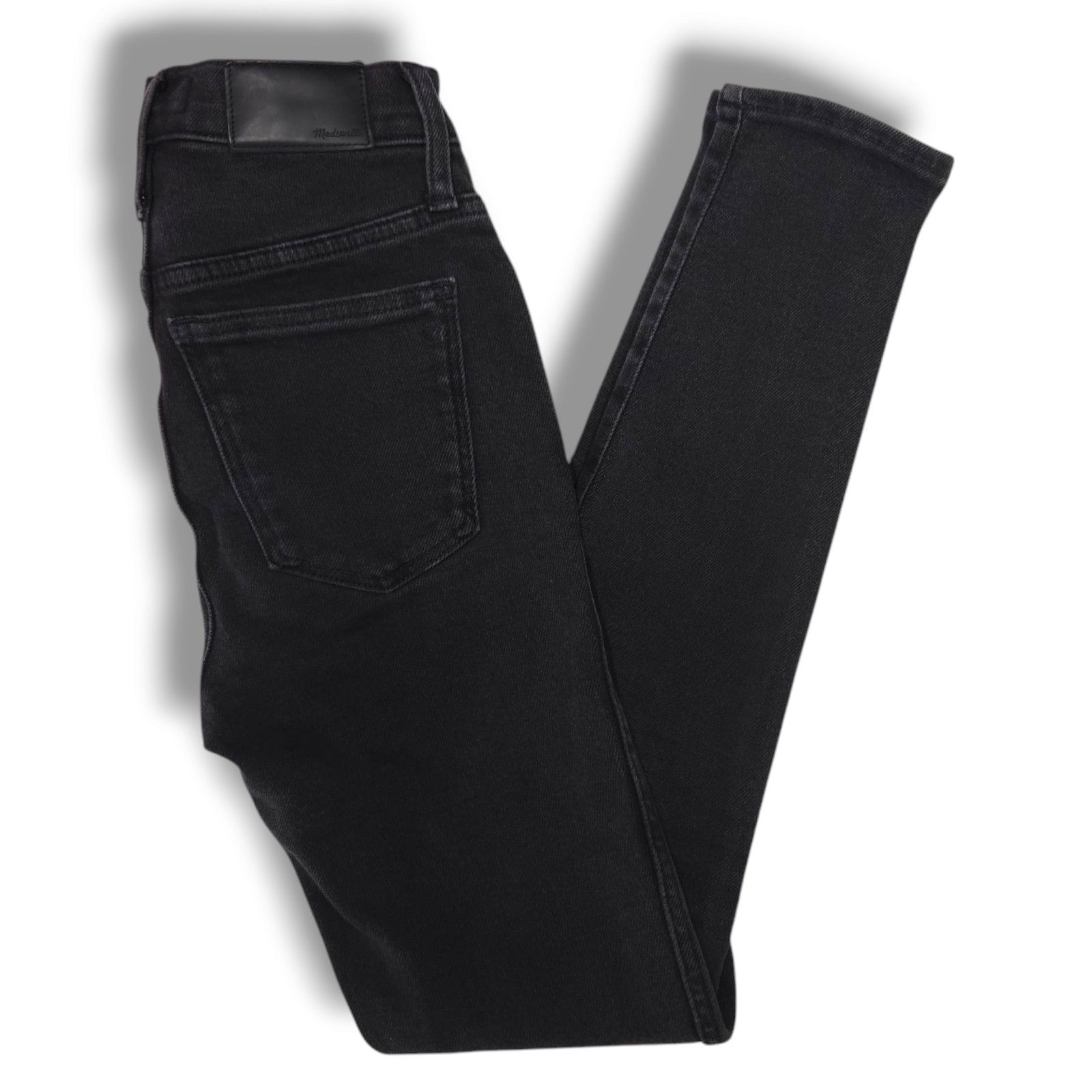Madewell EUC Madewell High-Rise Skinny Jeans Sz. 24x28 Black Frost Size 24" / US 00 / IT 34 - 1 Thumbnail
