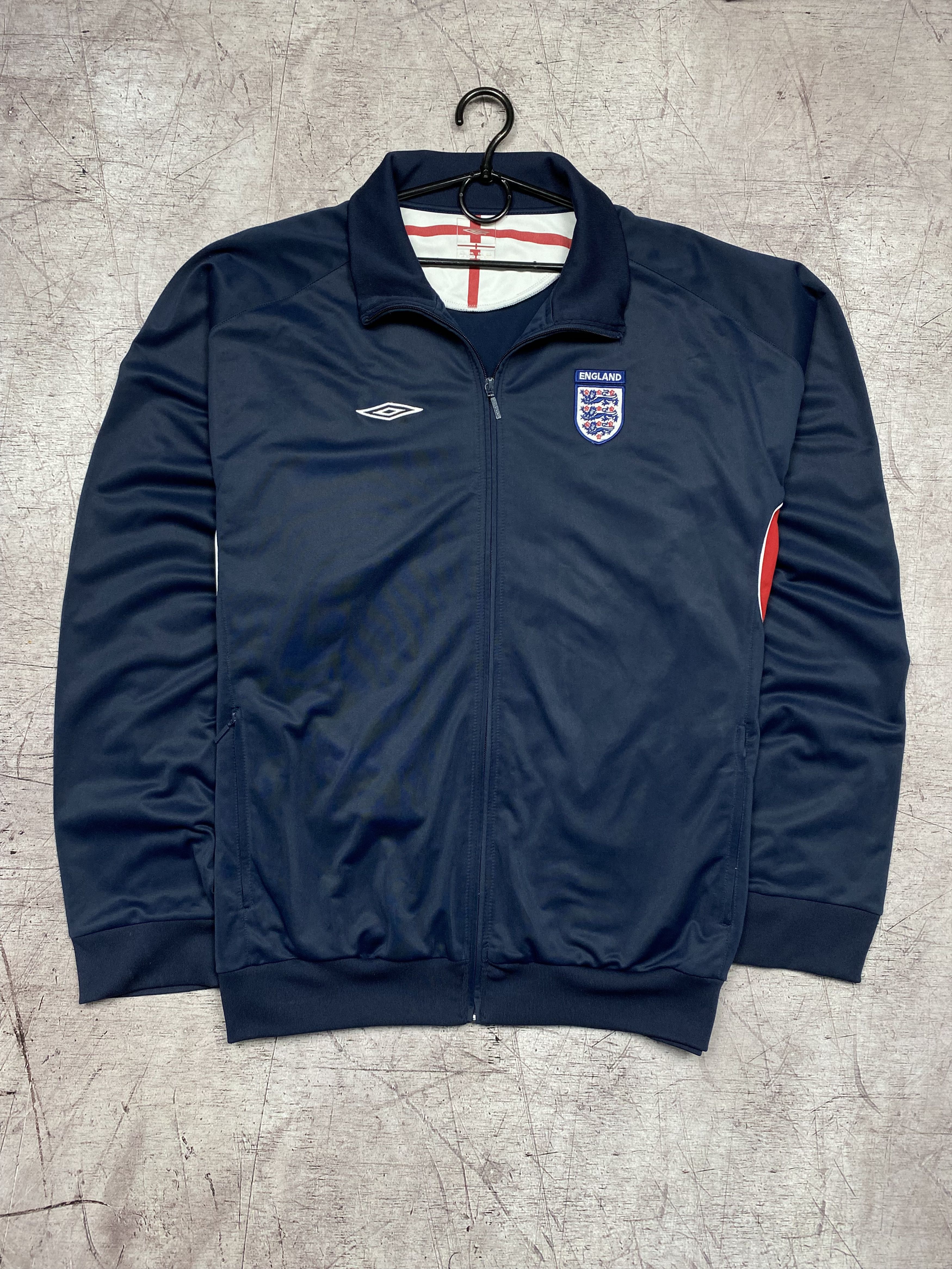 Umbro × Vintage Umbro England Vintage Mens Track Top Jacket Size US XXL / EU 58 / 5 - 1 Thumbnail