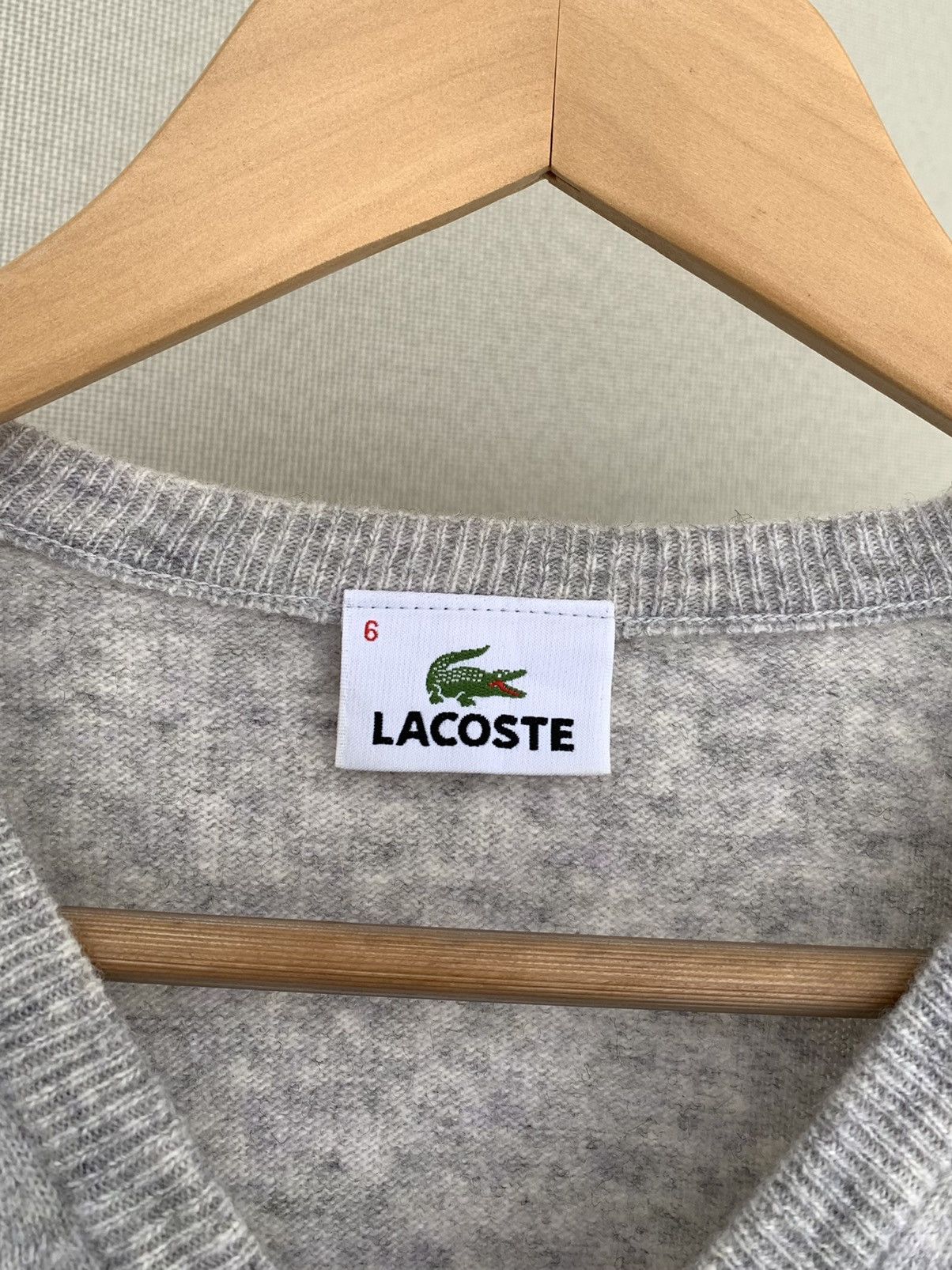 Lacoste Lacoste Vintage Wool Sweater Mens Jumper Size L Size US L / EU 52-54 / 3 - 5 Thumbnail