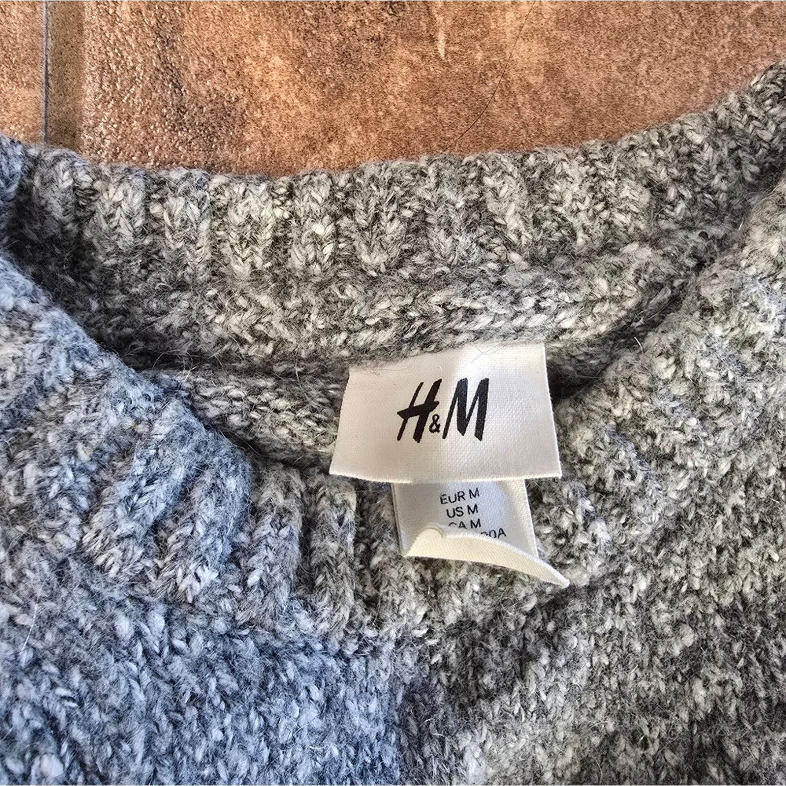 H&M Grey Speckled | H&M | Sweater Long Sleeve Size M / US 6-8 / IT 42-44 - 3 Thumbnail