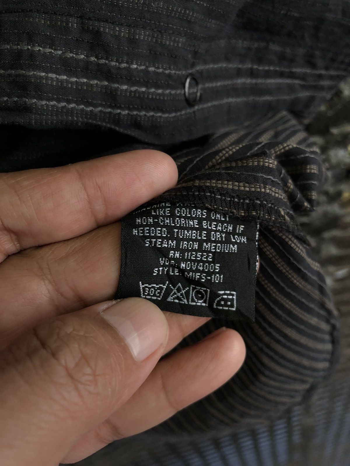 Japanese Brand JAPANESE BRAND INDIGO STAR BUTTON SHIRT SKULL LGBSTYLE Size US L / EU 52-54 / 3 - 10 Thumbnail