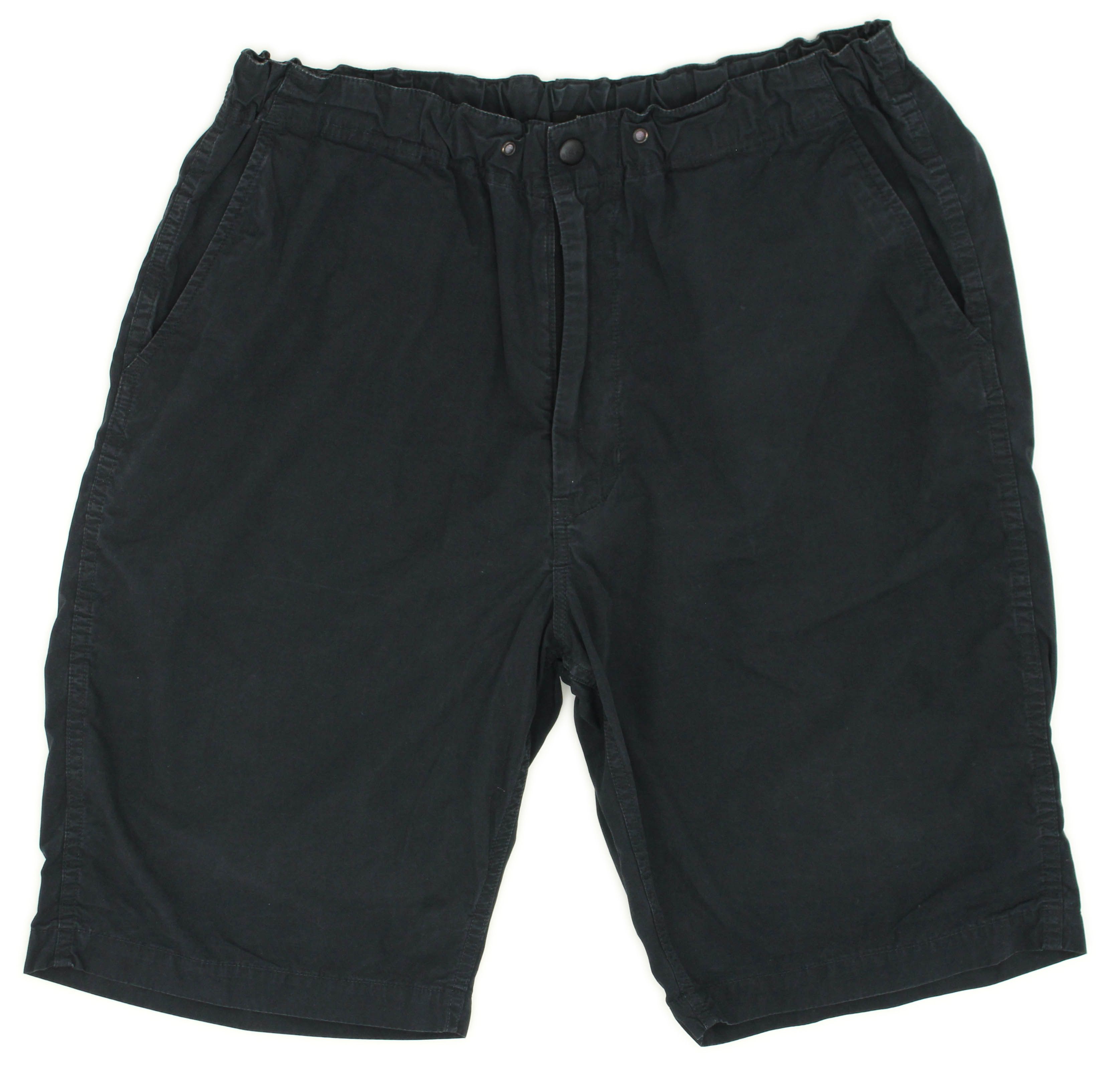 image of Orslow Cotton New Yorker Elastic Waist Shorts in Charcoal, Men's (Size 34)