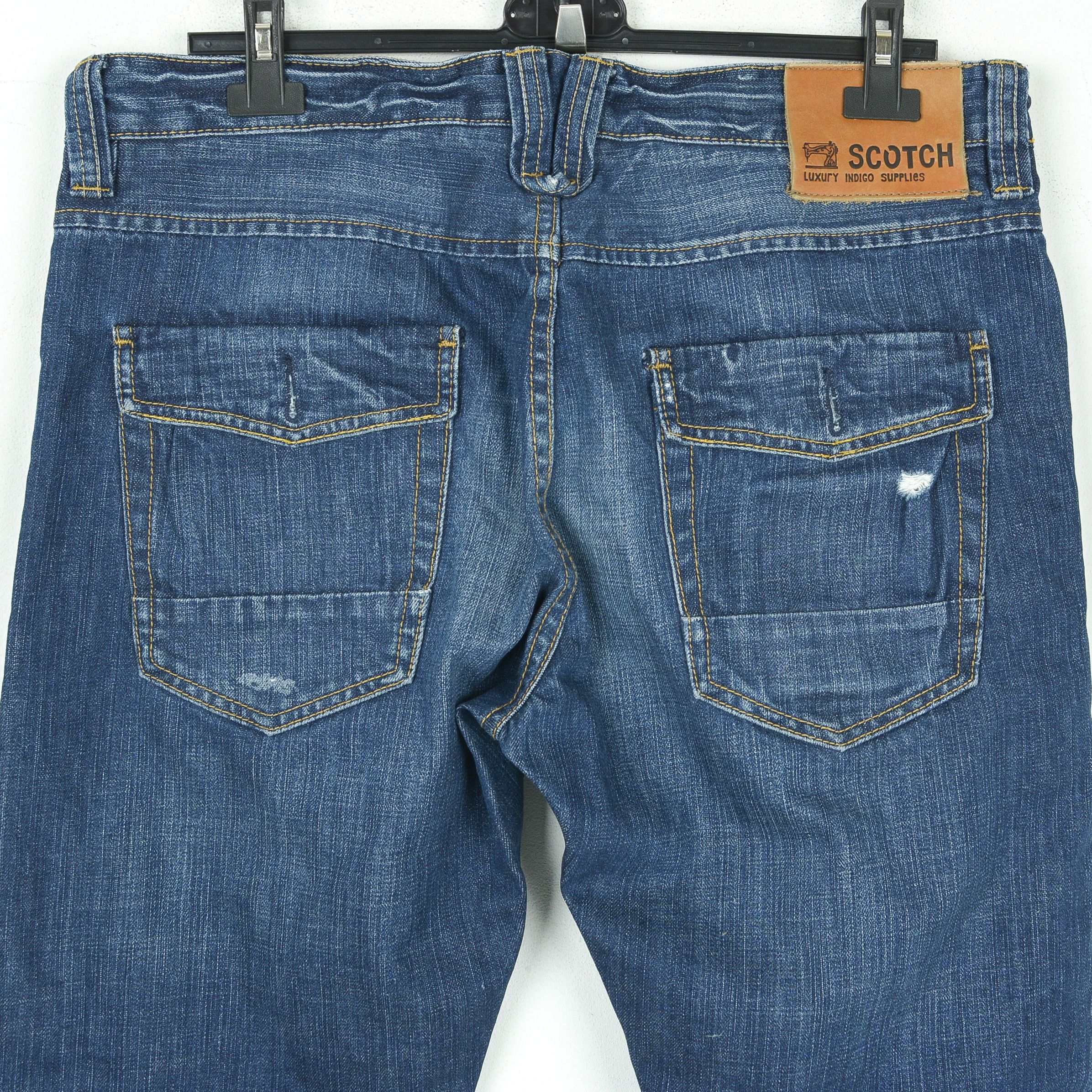 Scotch & Soda SCOTCH & SODA W34 L32 Regular Slim Fit Jeans Denim Pants Size US 34 / EU 50 - 4 Thumbnail