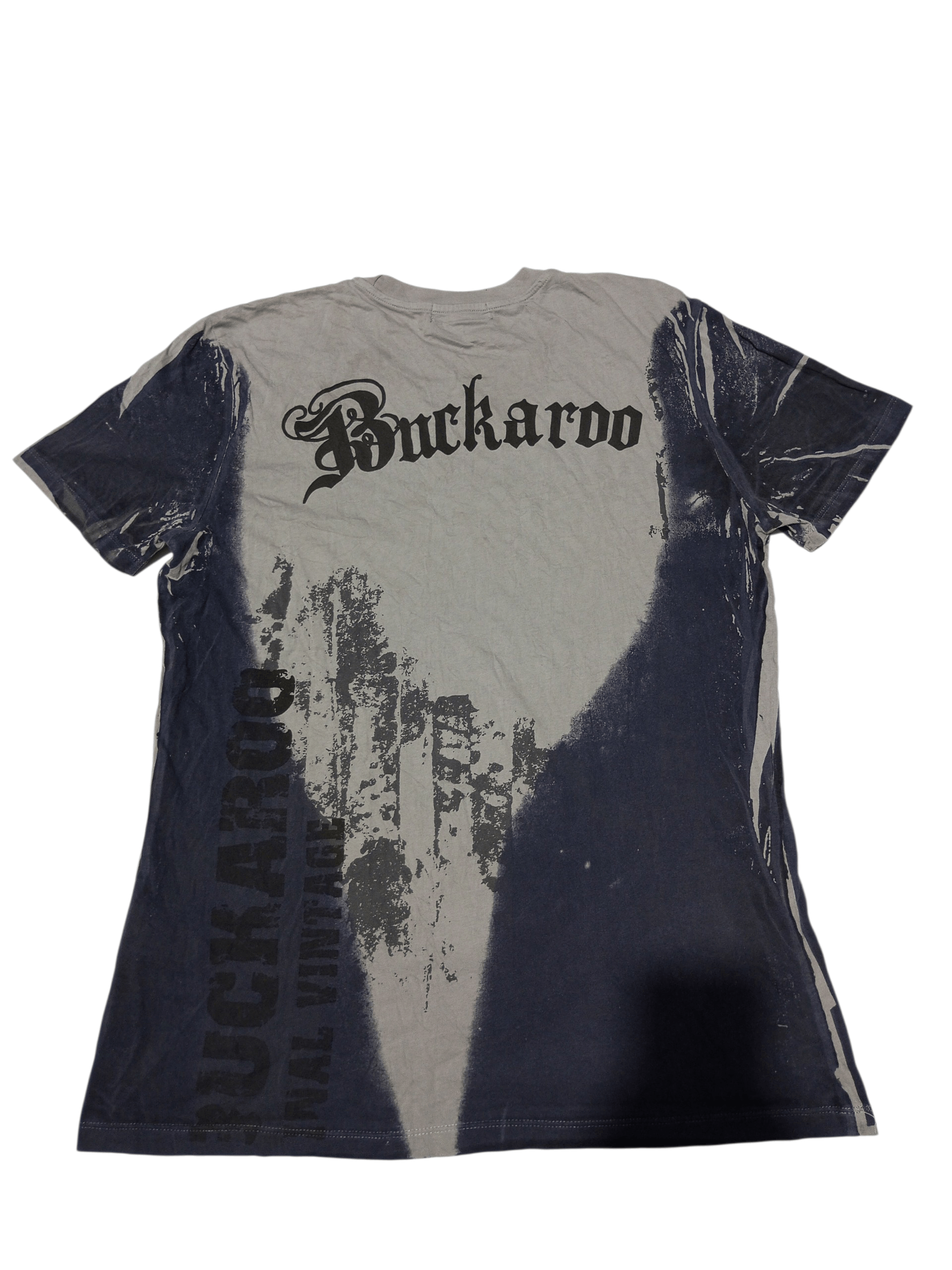 20471120 Vintage Buckaroo jeans all over print rare tshirt Size US L / EU 52-54 / 3 - 2 Thumbnail