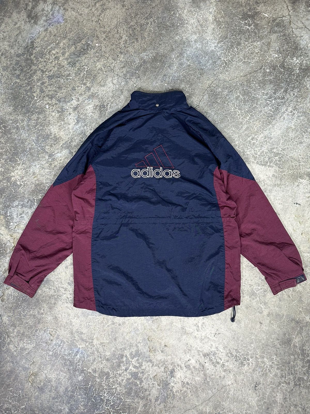 Adidas × Vintage Vintage Adidas Windbreaker Jacket Size US L / EU 52-54 / 3 - 3 Thumbnail