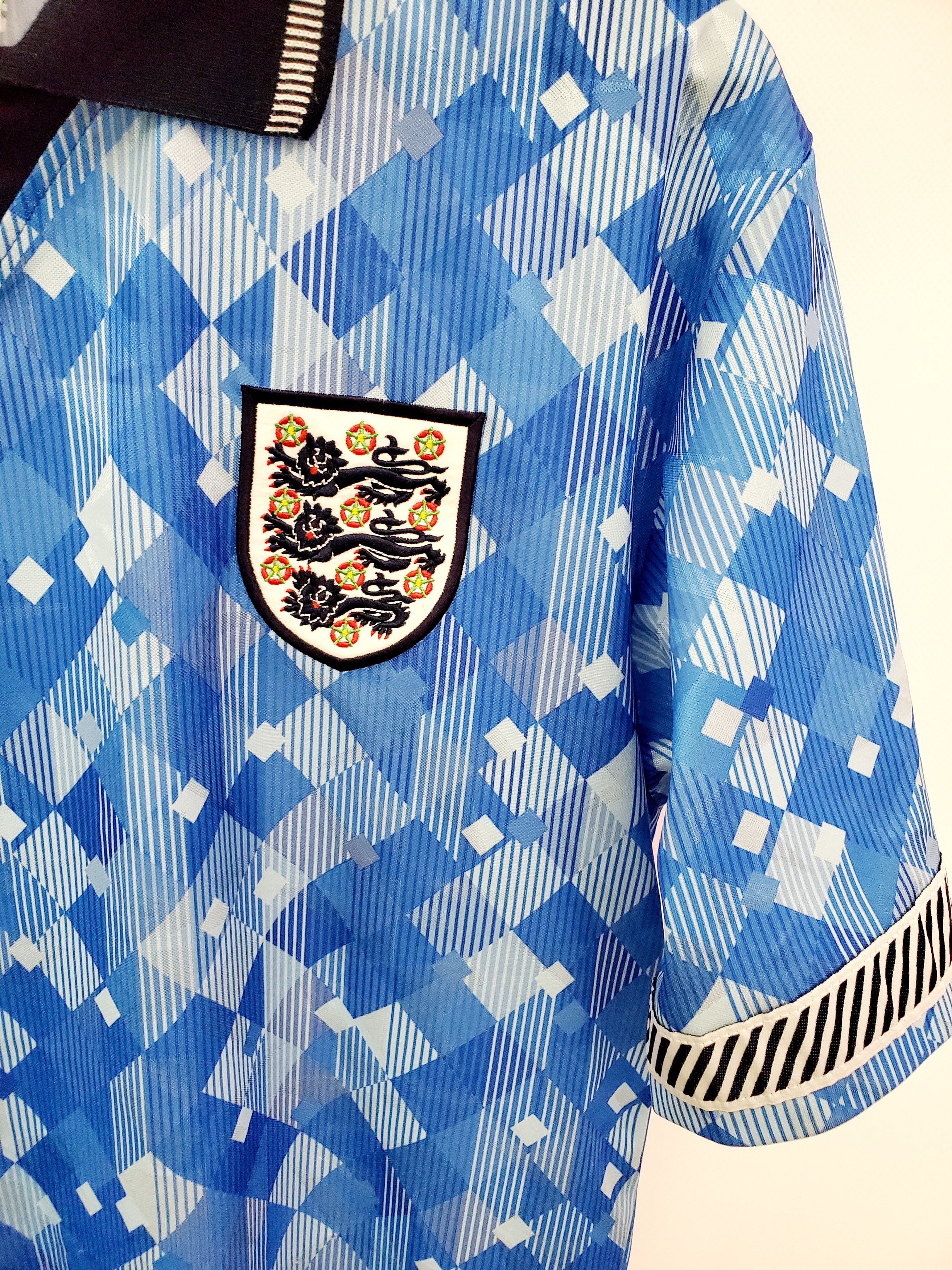 Vintage England 1990/1991/1992 Football Shirt Official Scoredraw Xl Size US M / EU 48-50 / 2 - 2 Thumbnail