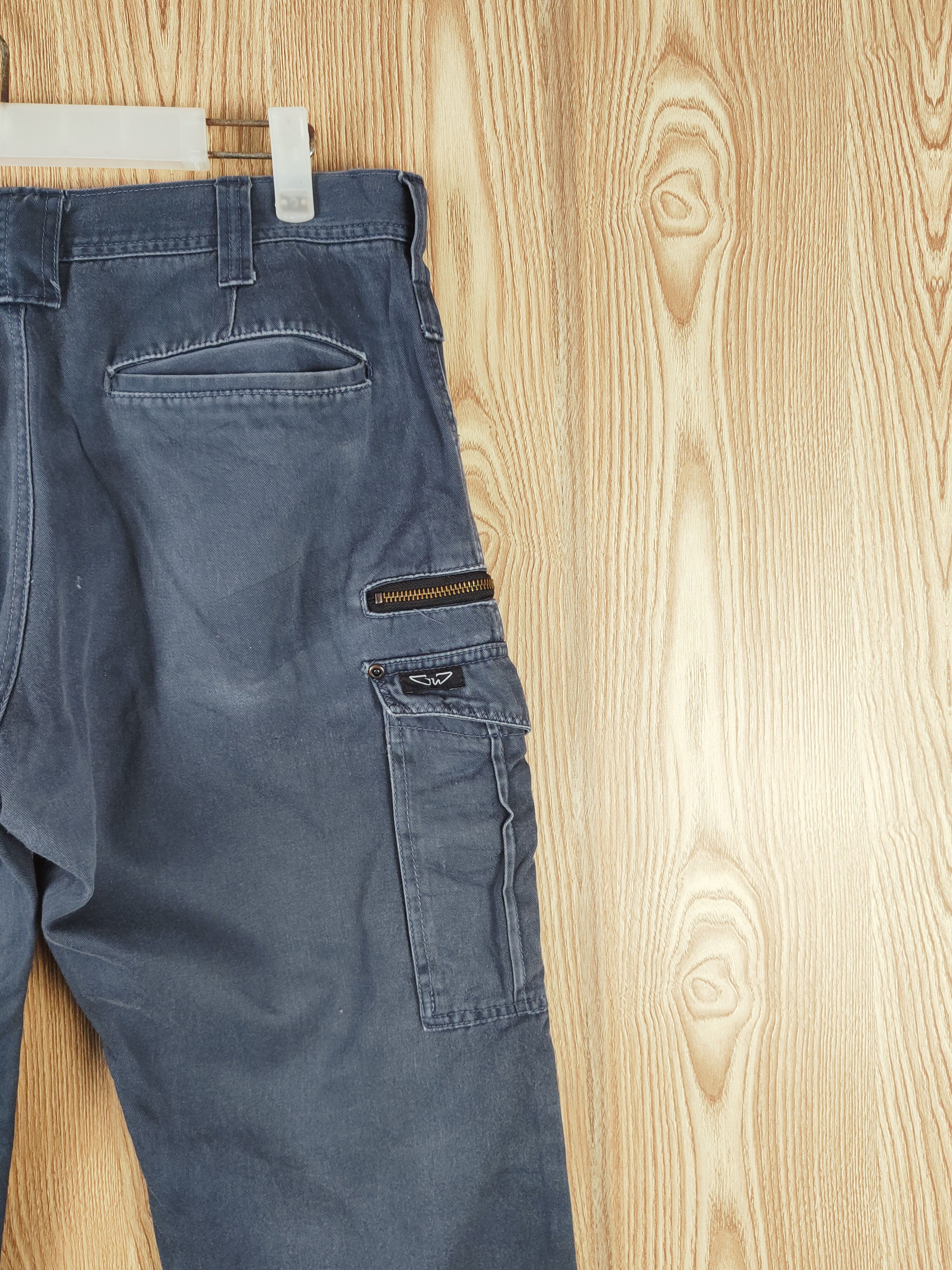 Japanese Brand × Vintage Vintage GW Navy Faded Multi Tactical pocket Cargo Pants Size US 32 / EU 48 - 10 Thumbnail