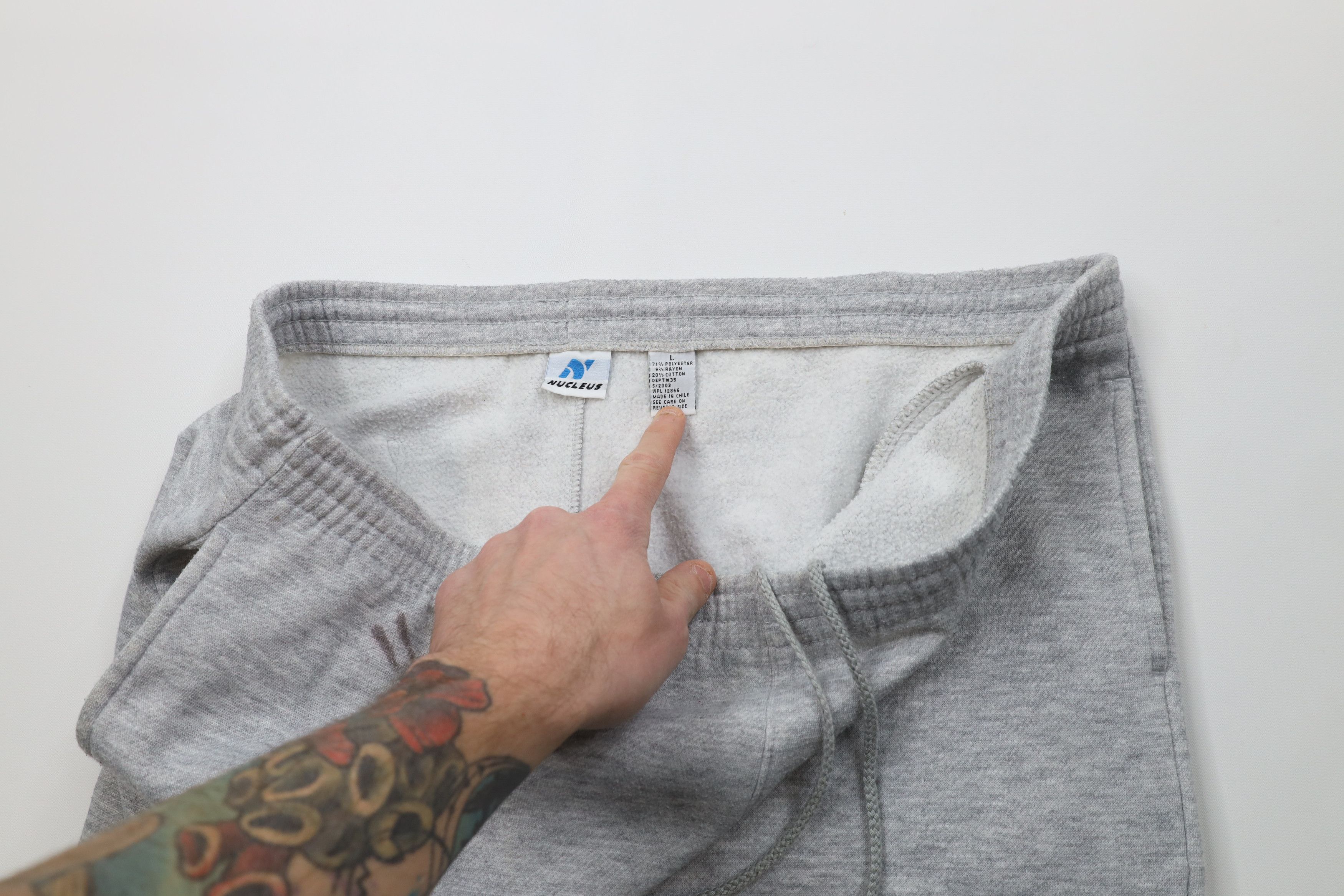 Vintage AS IS Vintage 70s 80s Streetwear Triblend Sweatpants Joggers Size US 36 / EU 52 - 9 Thumbnail