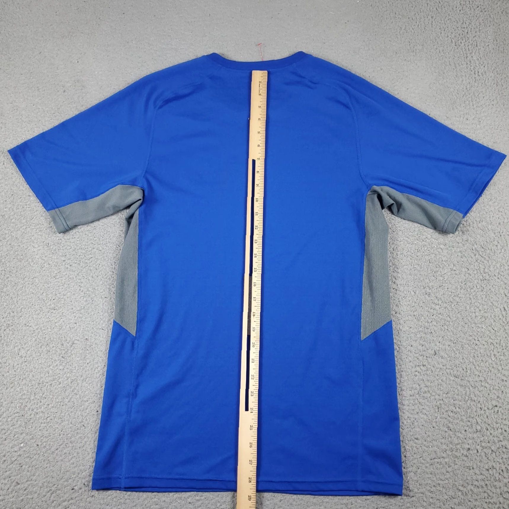 Nike Nike T Shirt Mens Size Small Blue Swoosh Active Gym Work Out Short Sleeve Size US S / EU 44-46 / 1 - 4 Thumbnail