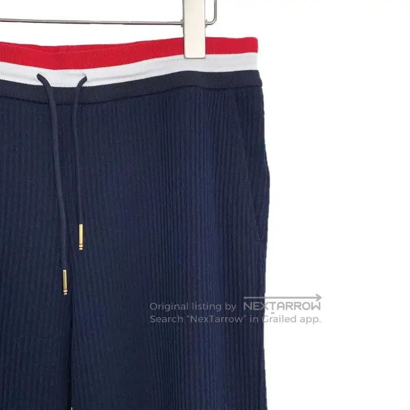 Thom Browne Thom Browne Navy Cotton Women's Casual Pants . Size 23" - 4 Thumbnail