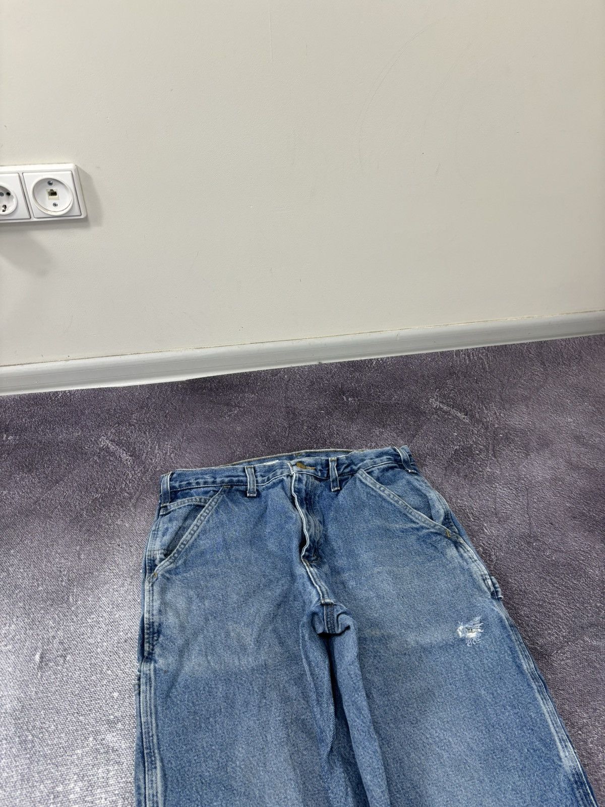 Carhartt Vintage Carhartt Dungaree Fit USA Faded Denim Baggy Jeans Size US 32 / EU 48 - 12 Thumbnail