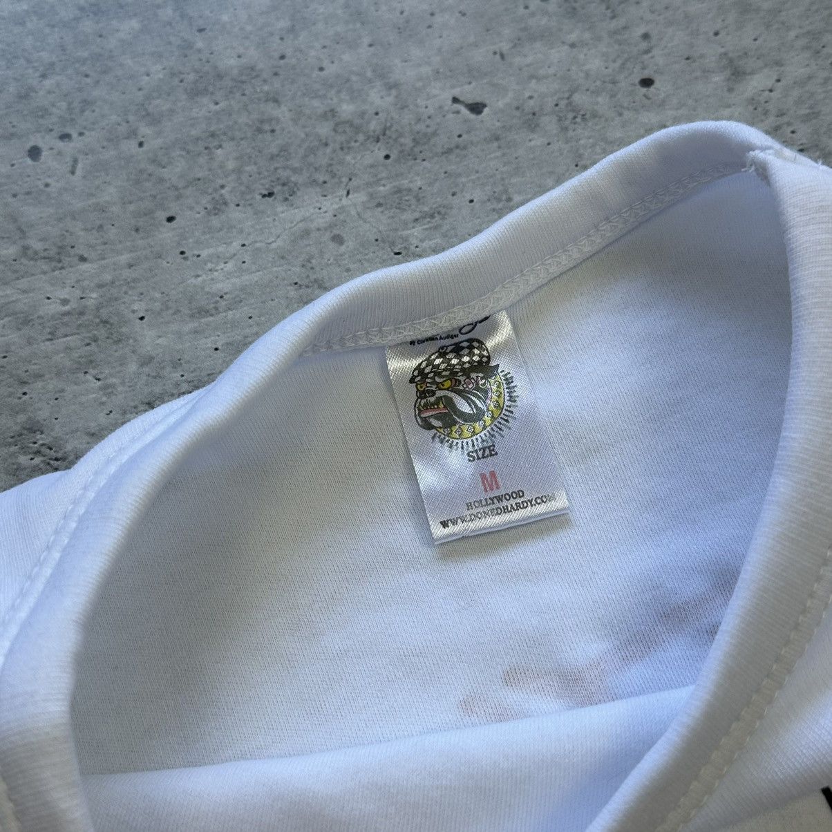 Other Ed Hardy Christian Audigier Y2K T-shirt White Women’s Size M Size M / US 6-8 / IT 42-44 - 8 Thumbnail