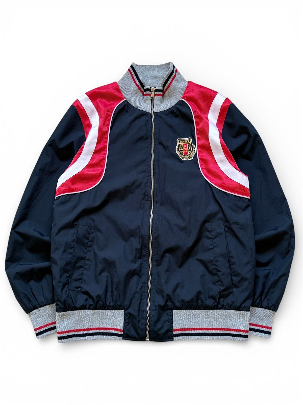 Dolce & Gabbana Vintage 2000s Dolce & Gabbana Nylon Track Jacket Size US L / EU 52-54 / 3 - 1 Thumbnail