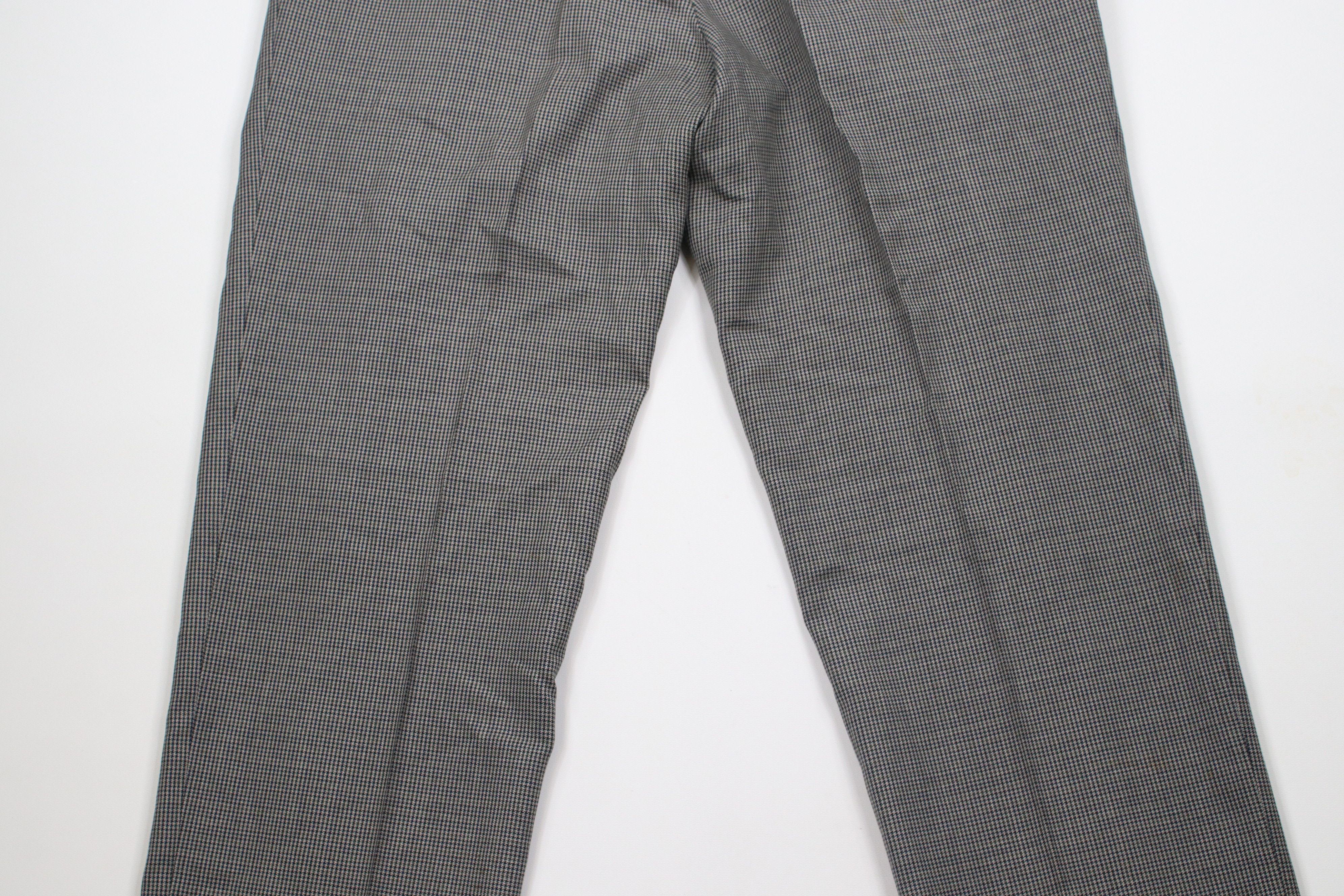 Vintage Vintage 90s Streetwear Wide Leg Chino Pants Houndstooth Size US 34 / EU 50 - 12 Thumbnail