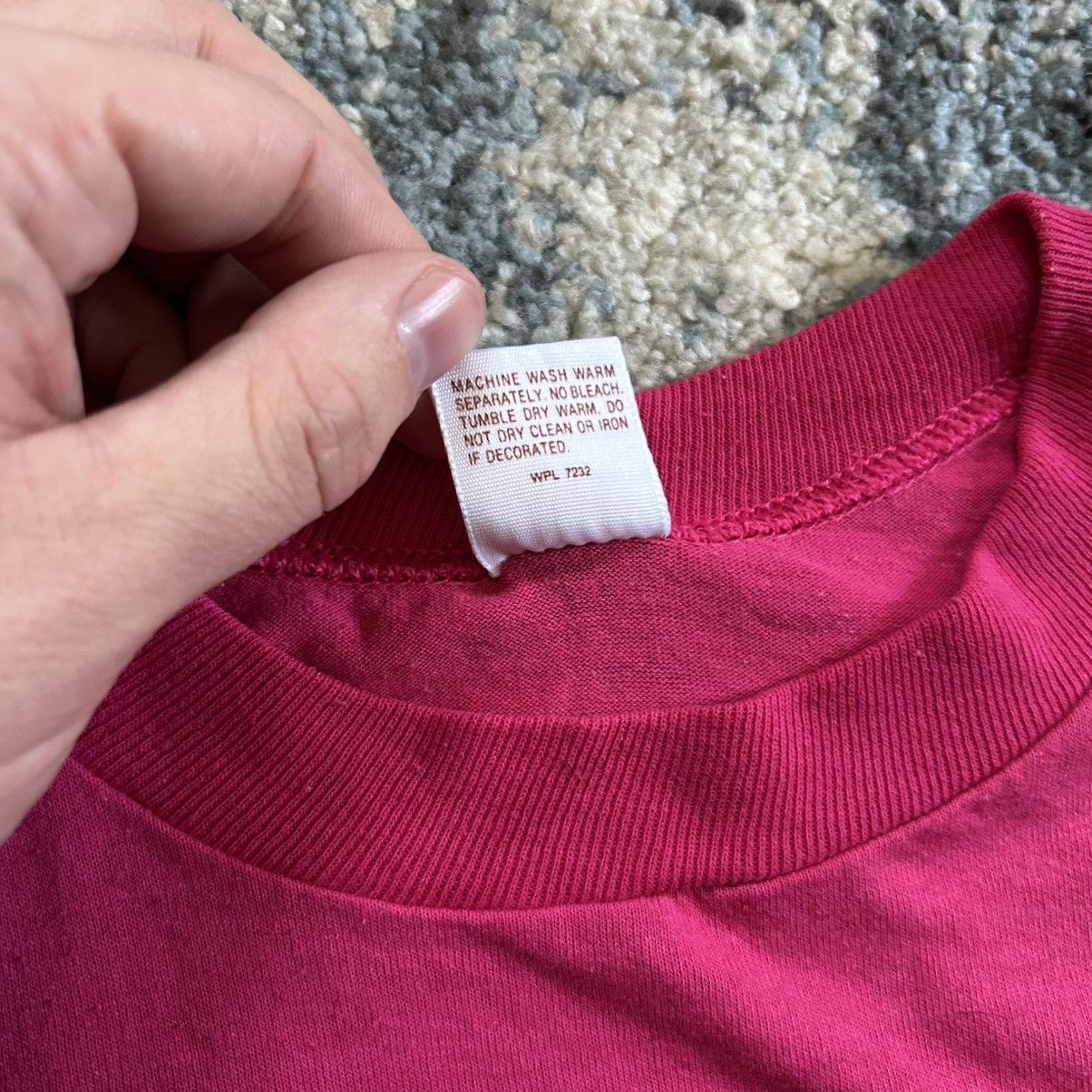 Vintage 90s SLUBBY SiNGLE STiTCH HOT PiNK CHiCAGO SOUVENiR FUCHSiA Size M / US 6-8 / IT 42-44 - 7 Thumbnail