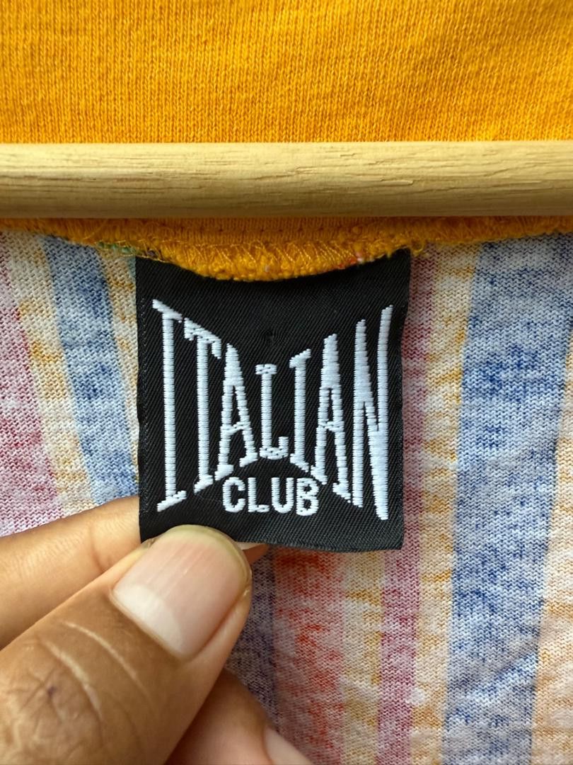 Vintage 90s Multi Colour Italian Club Vintage Tee Size US L / EU 52-54 / 3 - 5 Thumbnail