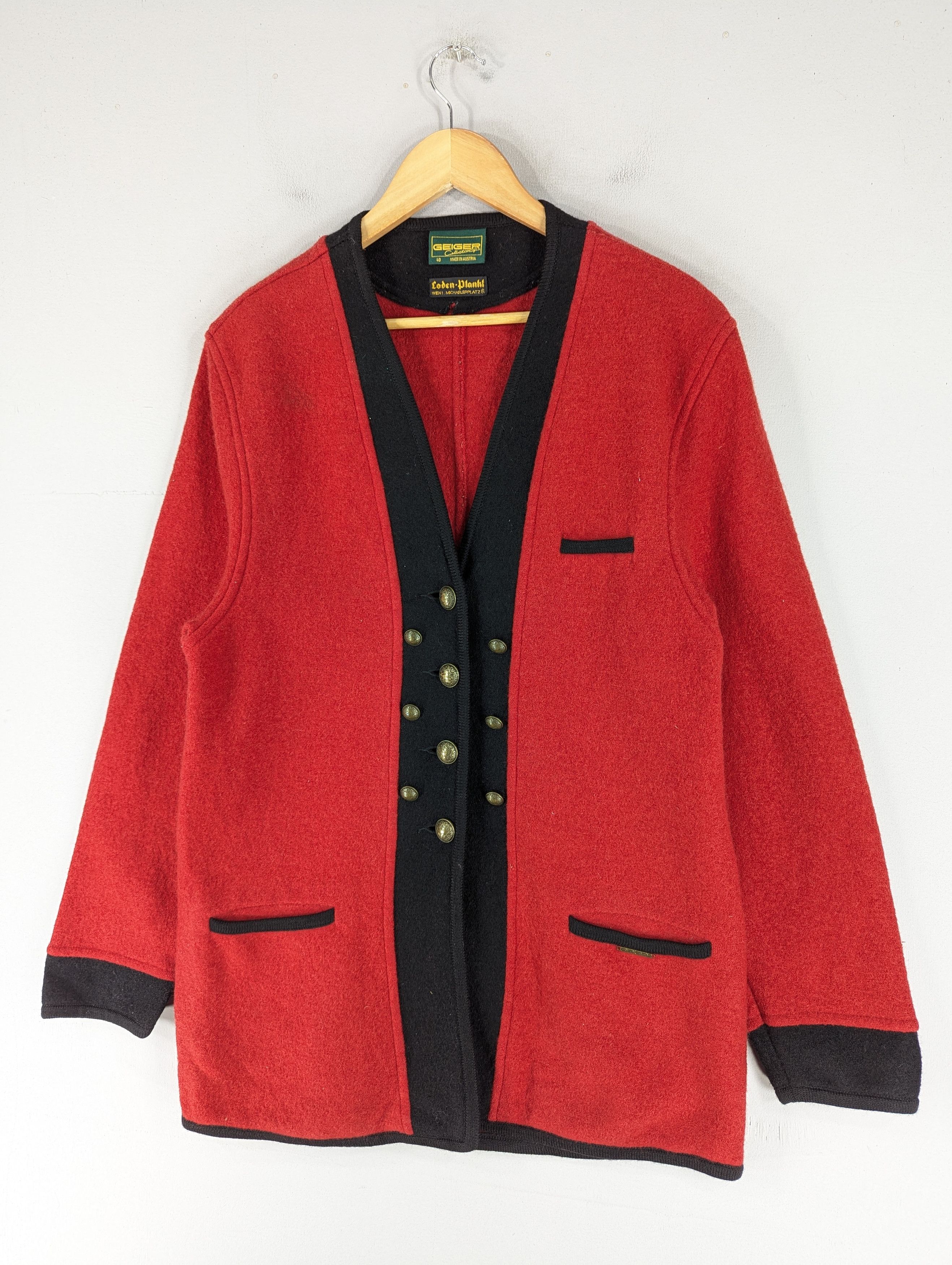 John Geiger Vintage John Geiger Wool Button Ups Cardigan Style Jacket Size US M / EU 48-50 / 2 - 2 Thumbnail