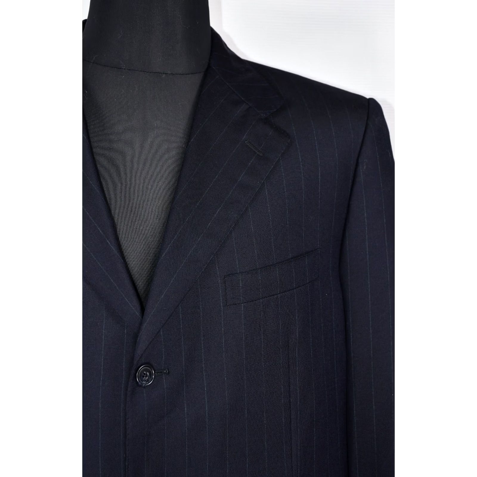 Corneliani Corneliani Blazer Striped Wool Men US 46 Size 46 100% Wool Brown Jacket/Blazer Style 100% Gen Size 46R - 7 Thumbnail
