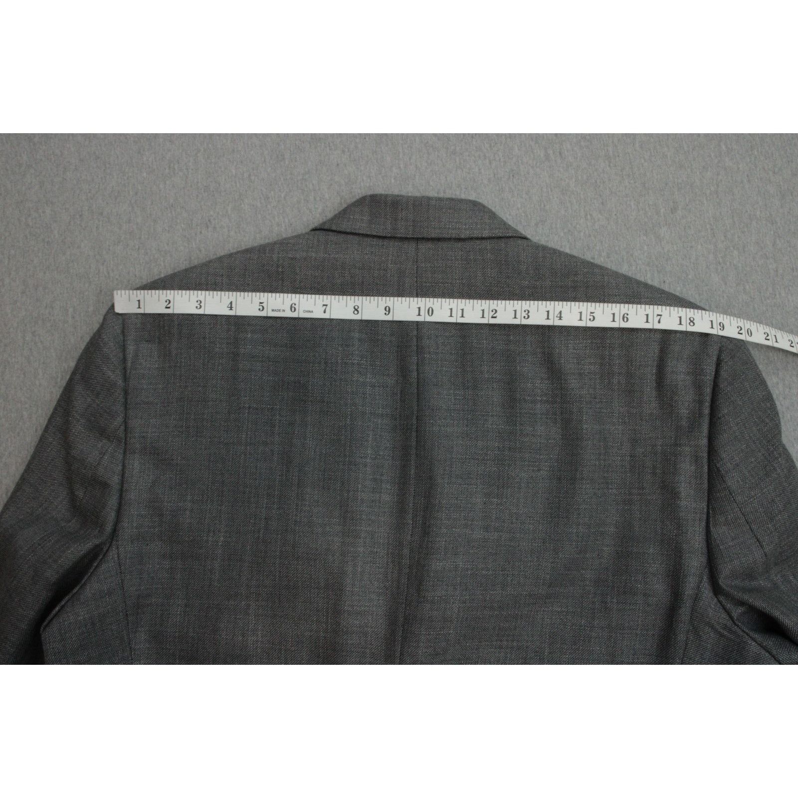 Lauren Ralph Lauren Lauren Ralph Lauren Blazer Mens 42R Gray Hopsack 2 Buttons Size 42R - 10 Thumbnail