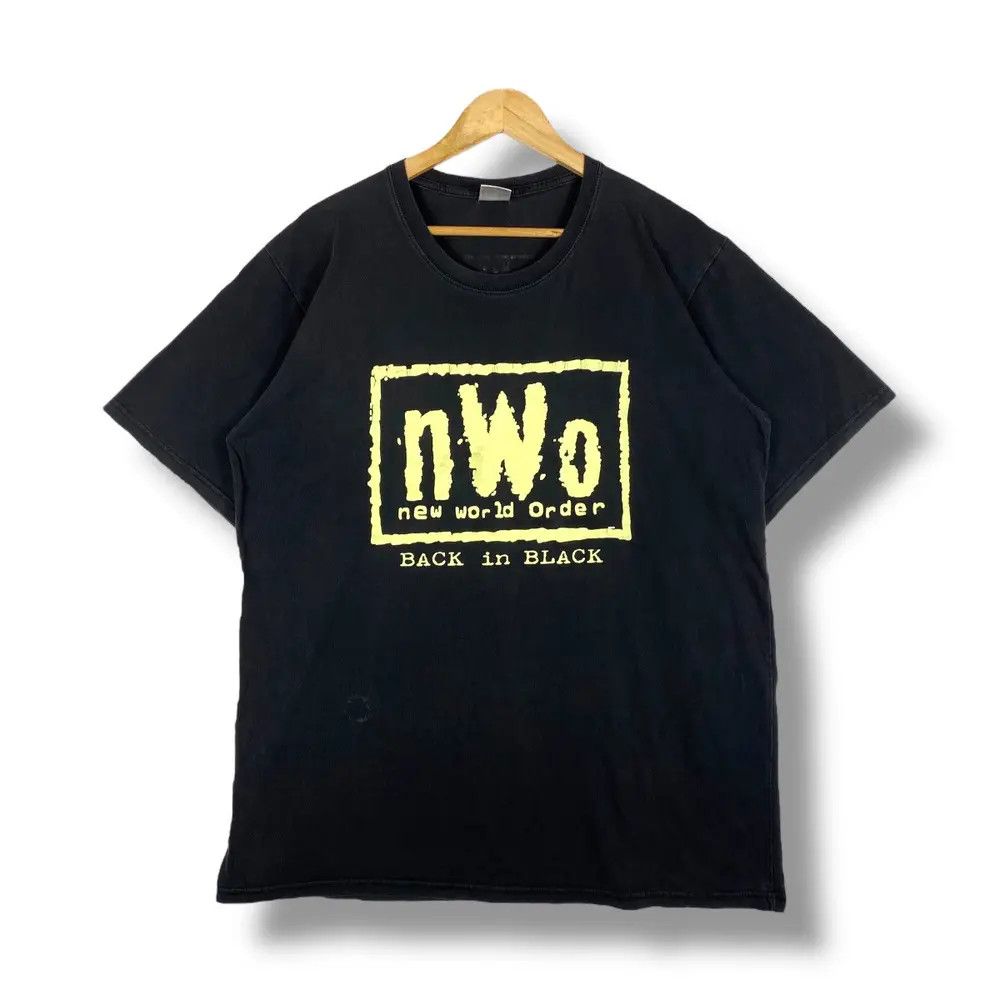 Vintage Vintage nWo New World Order Back In Black Wcw Wwf Graphic Size US L / EU 52-54 / 3 - 1 Thumbnail
