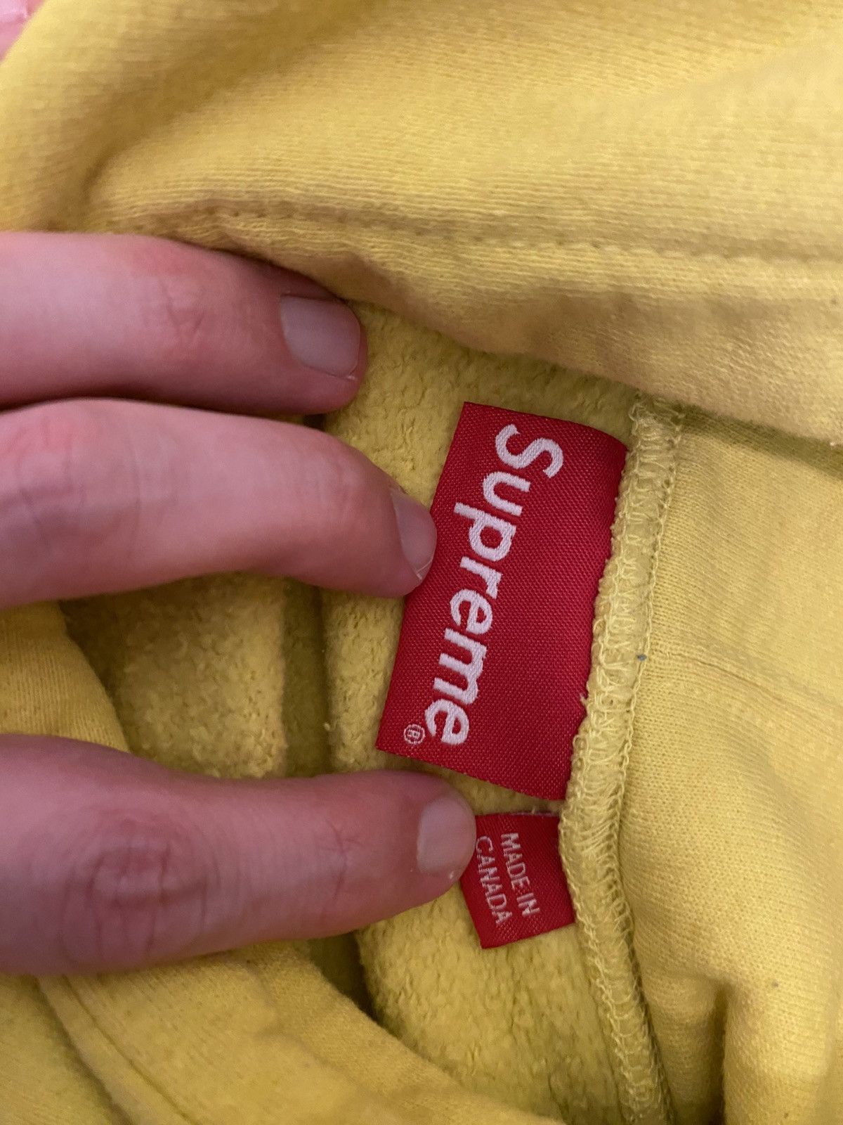Supreme Supreme SS20 Yellow Warm Up Hoodie Size US M / EU 48-50 / 2 - 4 Thumbnail