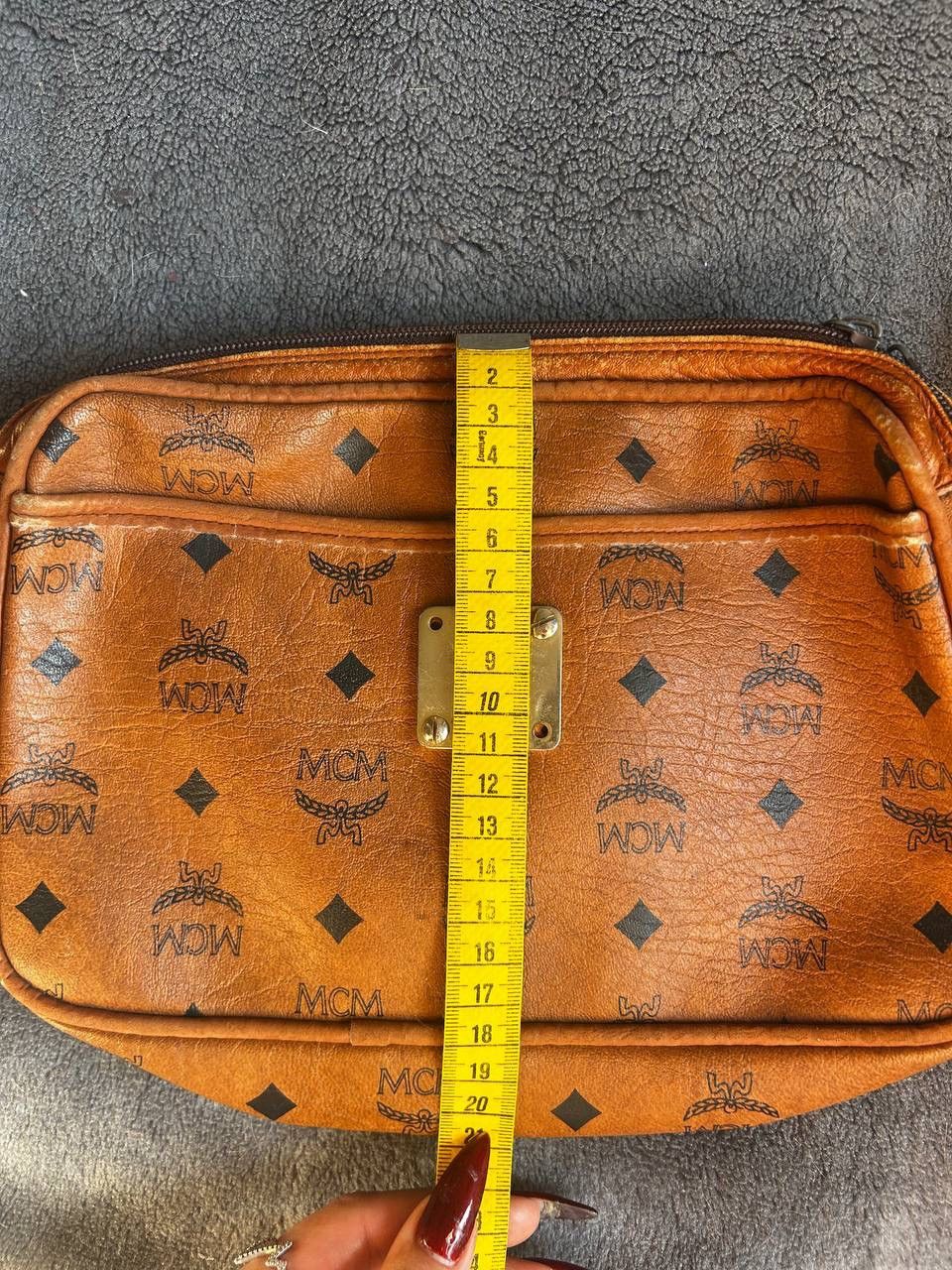 MCM × Vintage Vintage 80s MCM brown monogram crossbody bag casual designer Size ONE SIZE - 12 Thumbnail