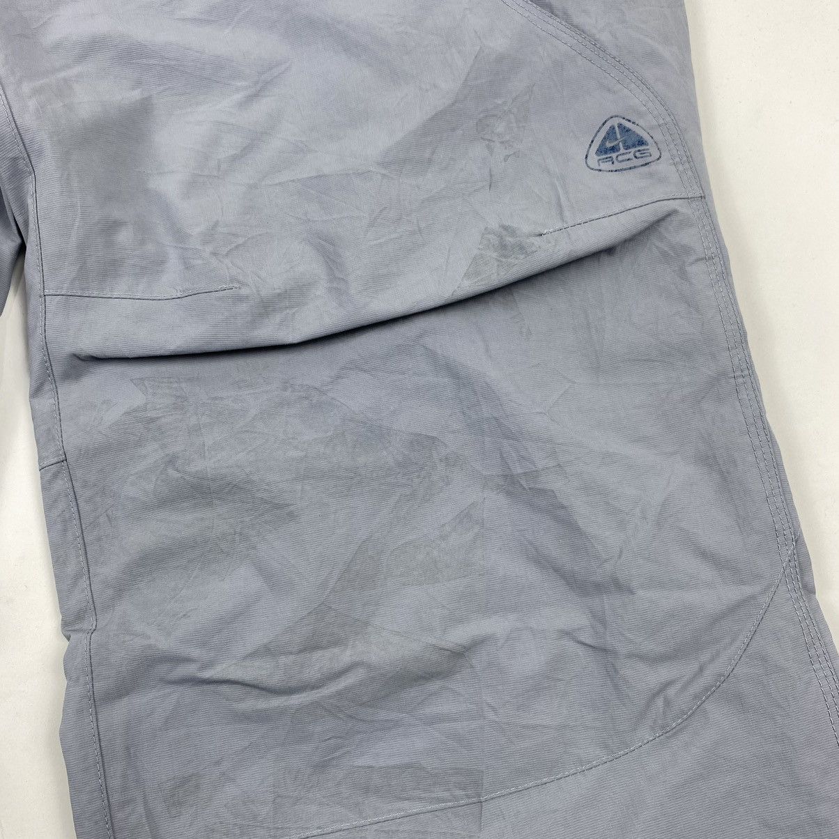 Nike ACG Crazy Nike ACG Baggy Drill Y2K Nylon Track pants Size US 34 / EU 50 - 6 Thumbnail