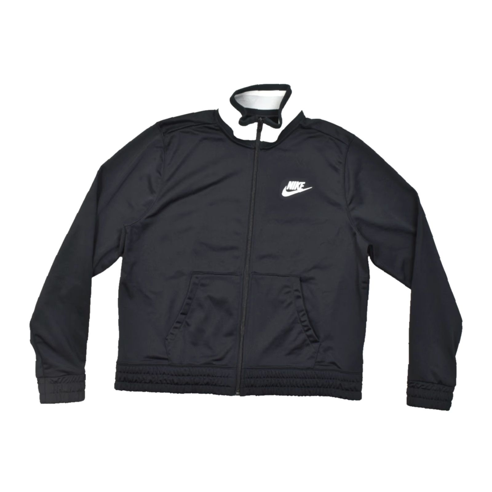 Nike Nike Women Track Jacket Black M Sportswear Essential Full Zip Casual Size M / US 6-8 / IT 42-44 - 2 Thumbnail
