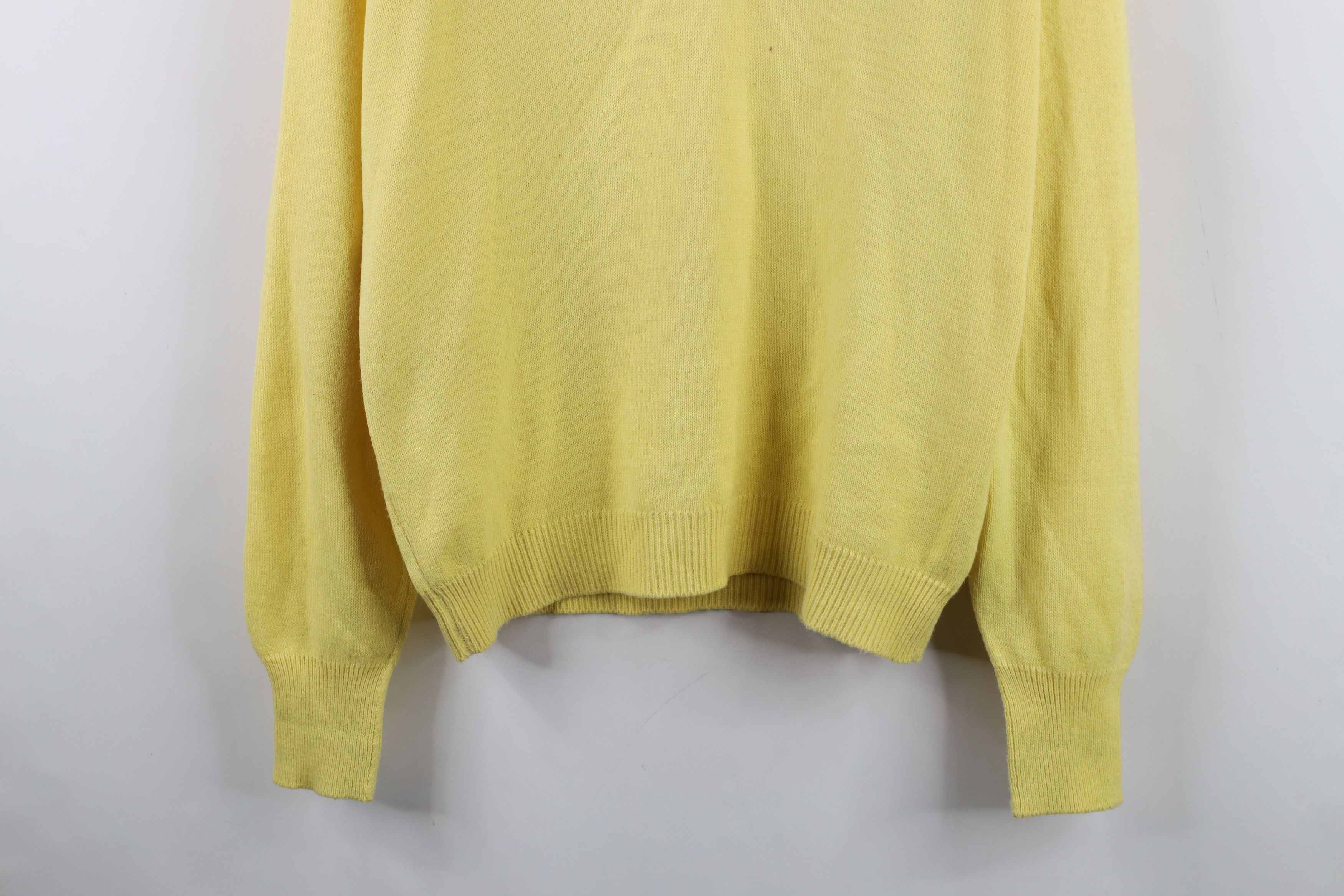 Vintage Vintage 70s Streetwear Four Horsemen Knit Sweater Yellow USA Size US M / EU 48-50 / 2 - 3 Thumbnail