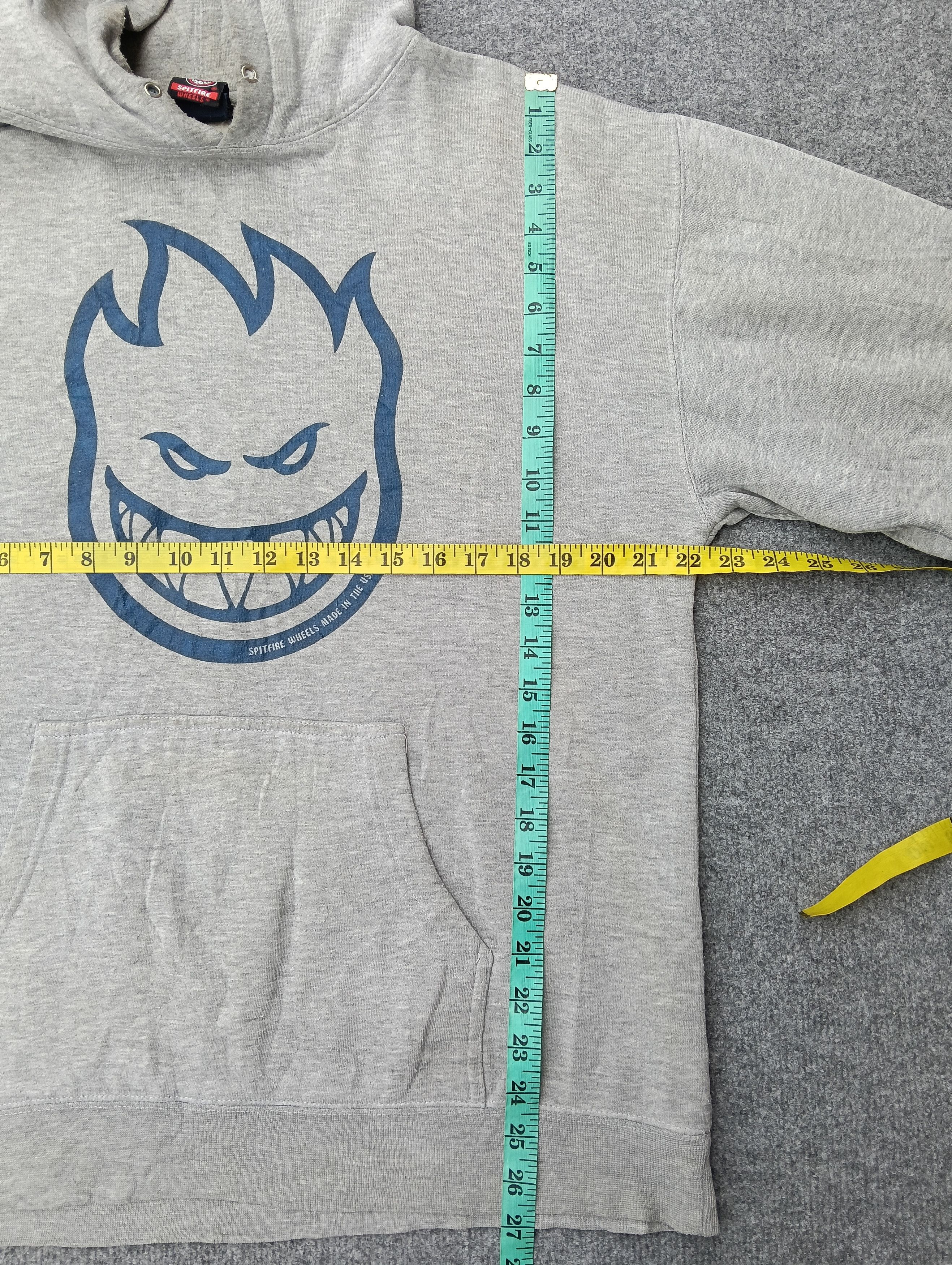 Spitfire Vintage Spitfire Wheels Bighead Logo Grey Hoodie Streetwear Size US M / EU 48-50 / 2 - 6 Thumbnail