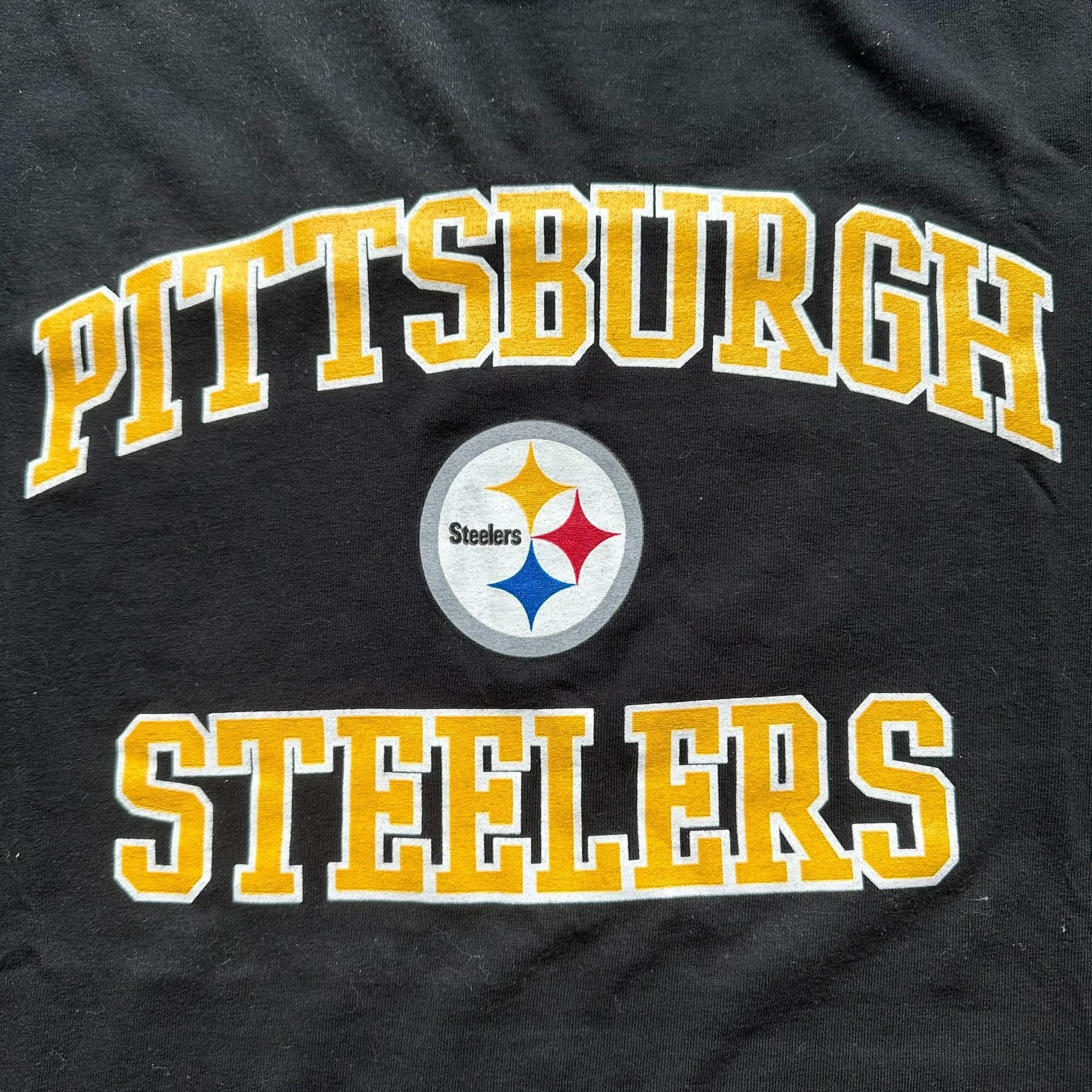 Vintage Vintage Majestic Pittsburgh Steelers T-Shirt Black Long Slee Size US XL / EU 56 / 4 - 2 Thumbnail