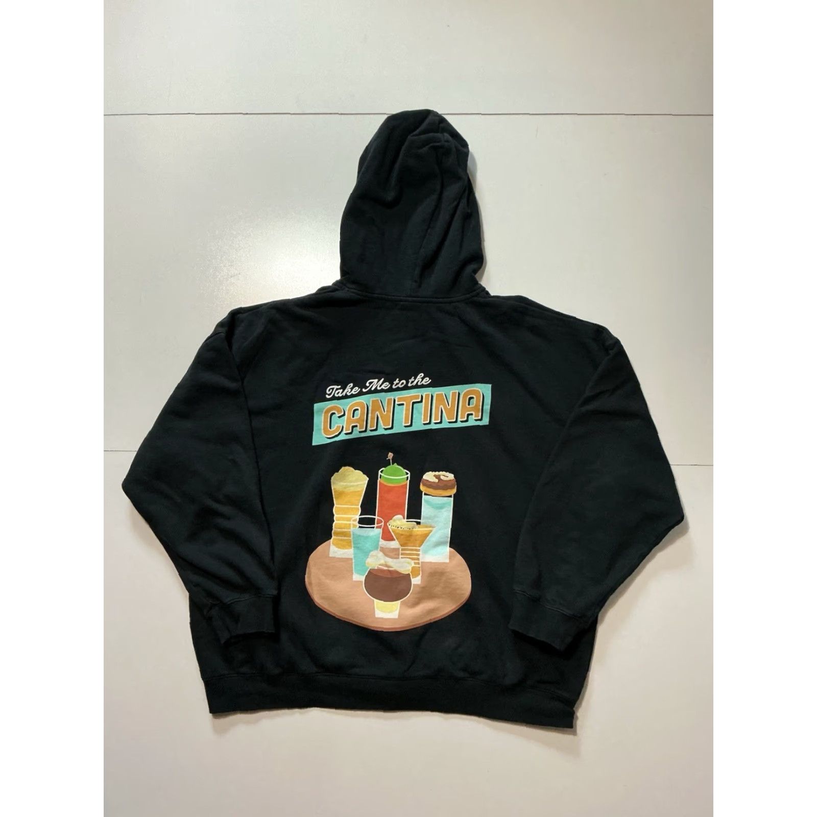 Star Wars VINTAGE Star Wars Cantina Full Zip Hoodie XL Black Men Size US XL / EU 56 / 4 - 3 Thumbnail