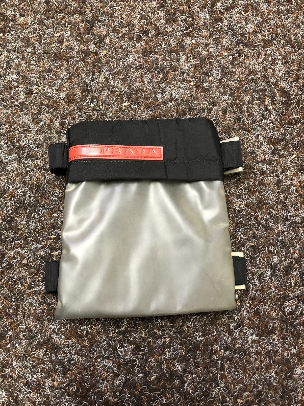 image of Prada Ss 1999 Arm/leg Pouch in Black, Men's