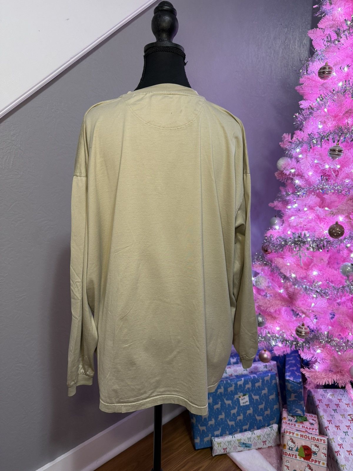 Tricots St. Raphael Tricots St Raphael Beige Long Sleeve Cotton Shirt Size XXL Size US XXL / EU 58 / 5 - 2 Thumbnail