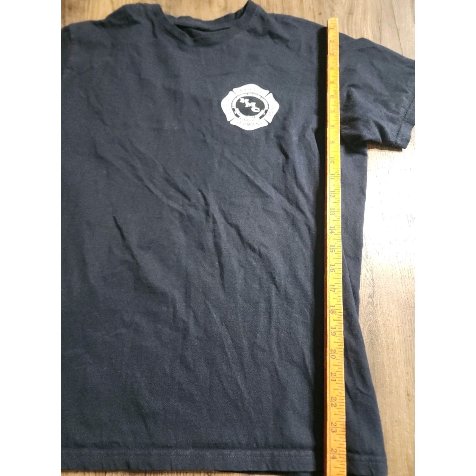 Doublet VINTAGE Unbranded Mens T-Shirt Shirt Blau German Feuerwehr Germany Fire Services Firefighter Double Sided Short Sleeve Round Neck Casual Blue Mens S Size US S / EU 44-46 / 1 - 3 Thumbnail