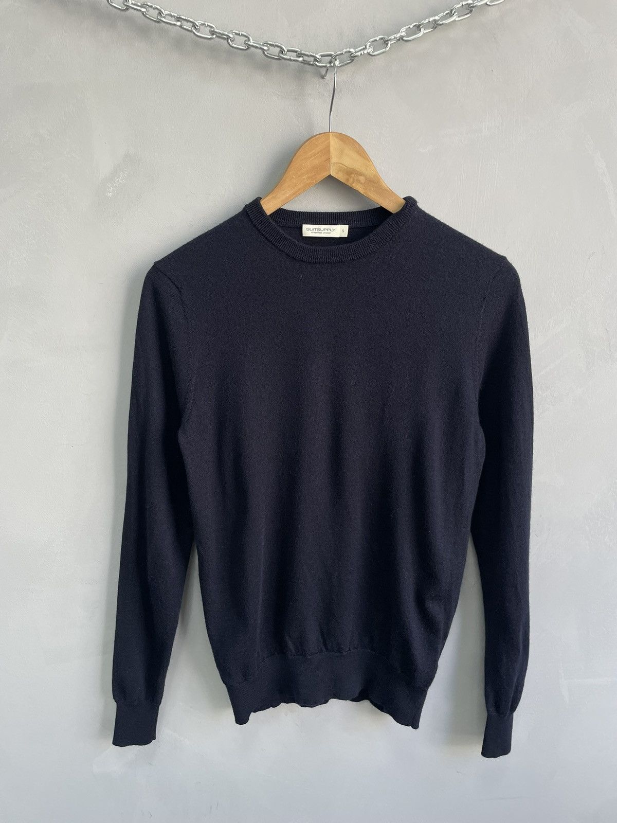 Suitsupply Crewneck merino wool Suitsupply sweater Size US S / EU 44-46 / 1 - 1 Thumbnail