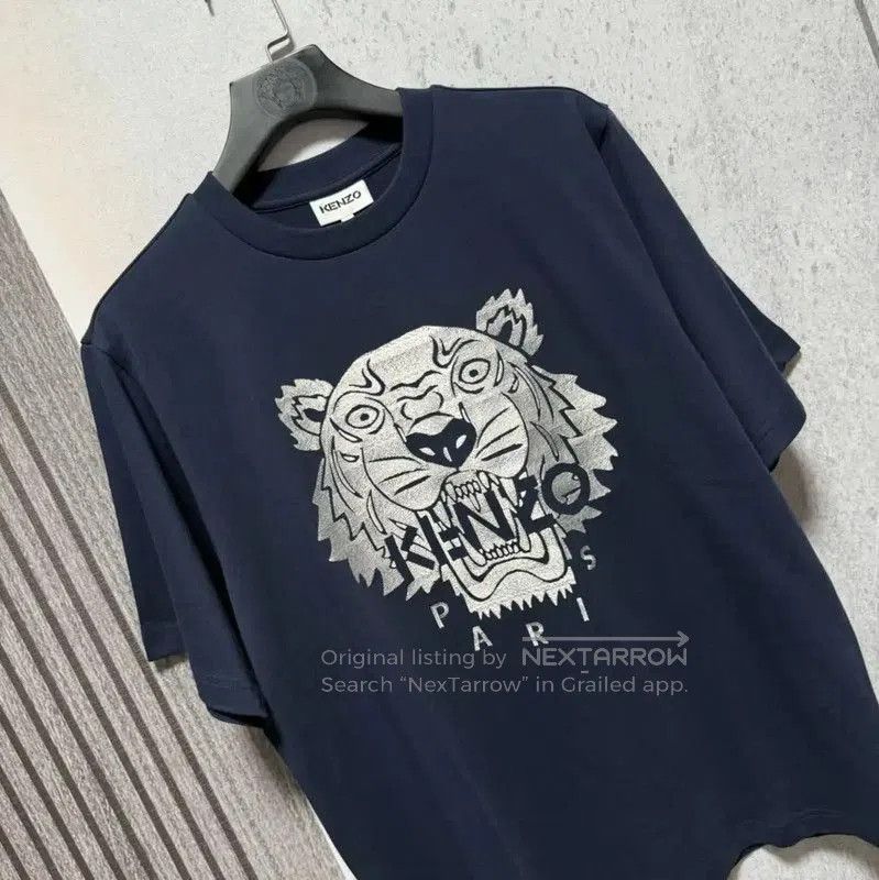 Kenzo KENZO Summer Navy Blue Logo Men's T-Shirt . Size US M / EU 48-50 / 2 - 6 Thumbnail