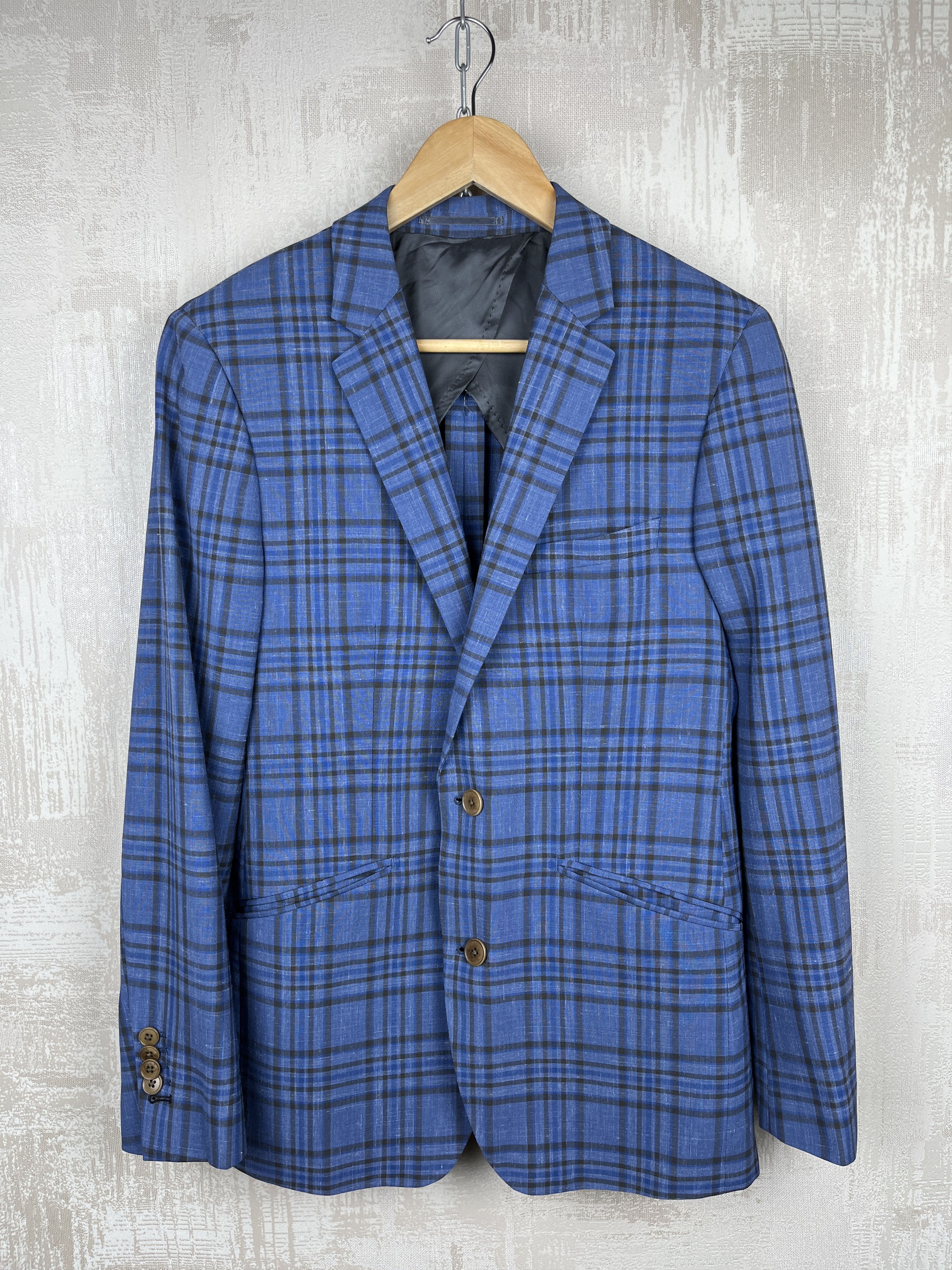 Ermenegildo Zegna Alferano Ermenegildo Zegna Check Wool Blazer Men's Size 46 ? Size US S / EU 44-46 / 1 - 1 Thumbnail