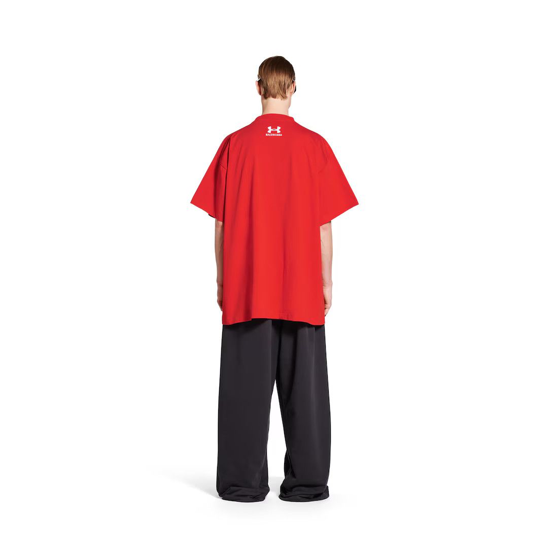 Balenciaga × Under Armour oc11z0425 Under Armour® T- Shirt Oversized in Red Size US M / EU 48-50 / 2 - 3 Thumbnail
