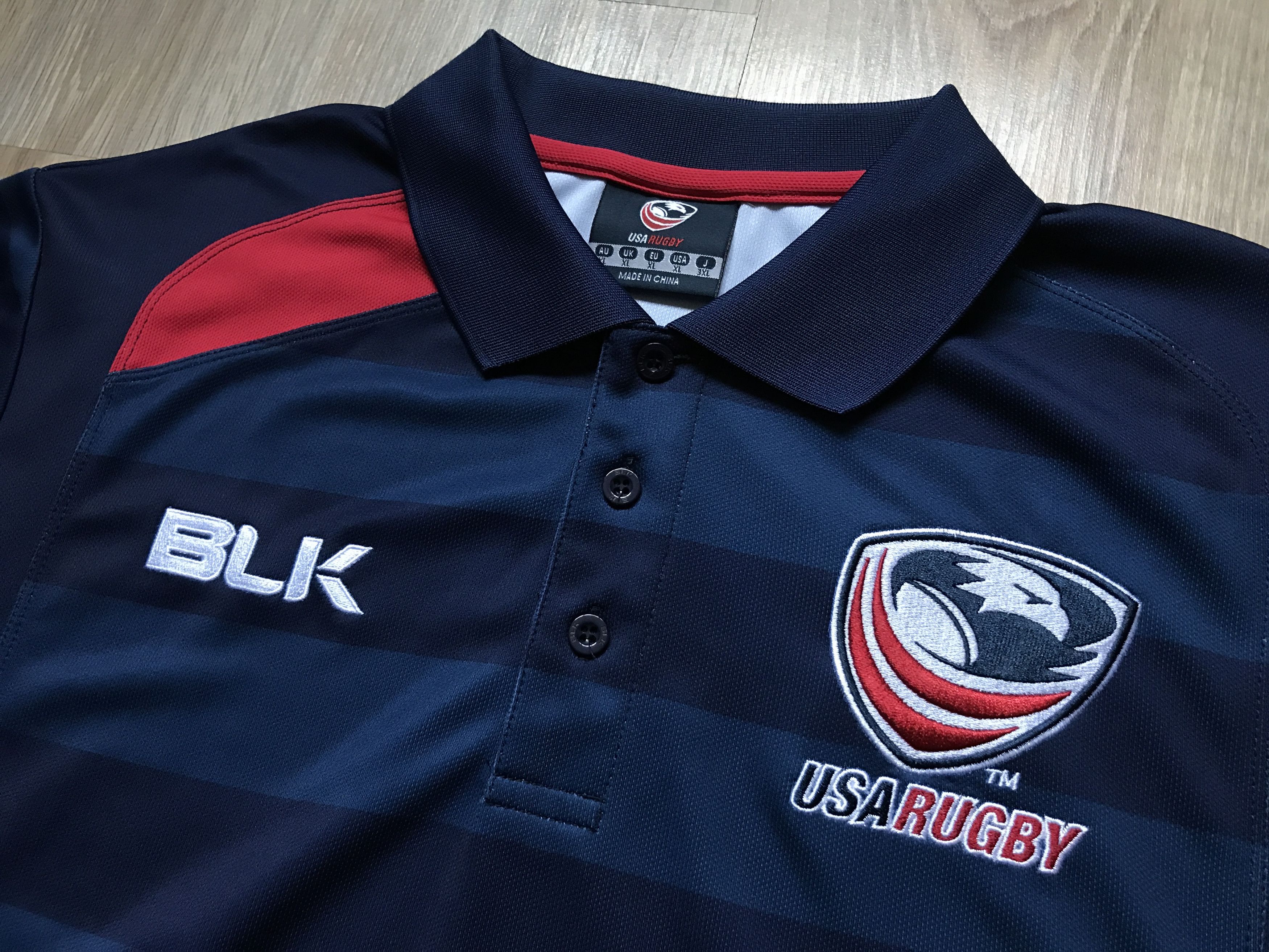 Other USA Rugby BLK Team Training Polo Shirt Size US XL / EU 56 / 4 - 5 Thumbnail
