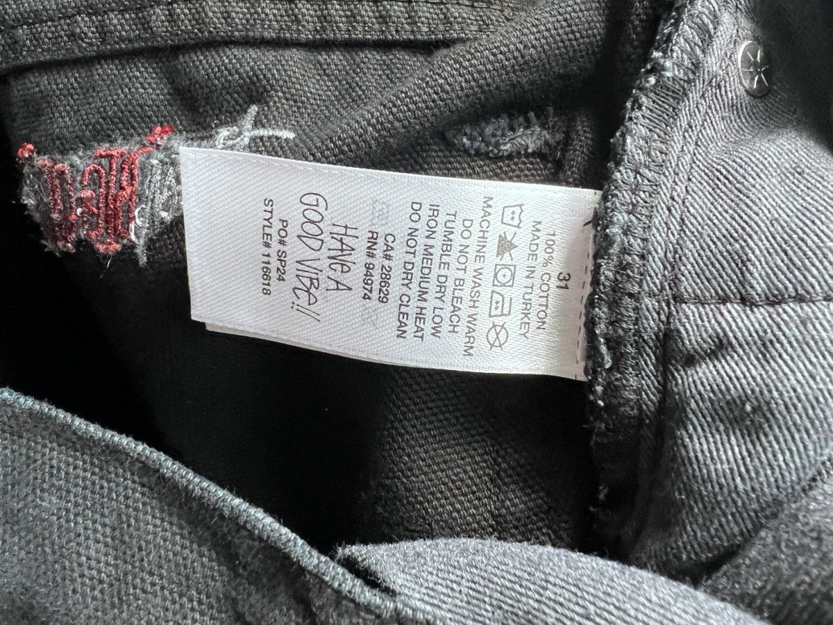 Stussy Stussy Big’ol Washed black denim pants Size US 31 - 5 Thumbnail