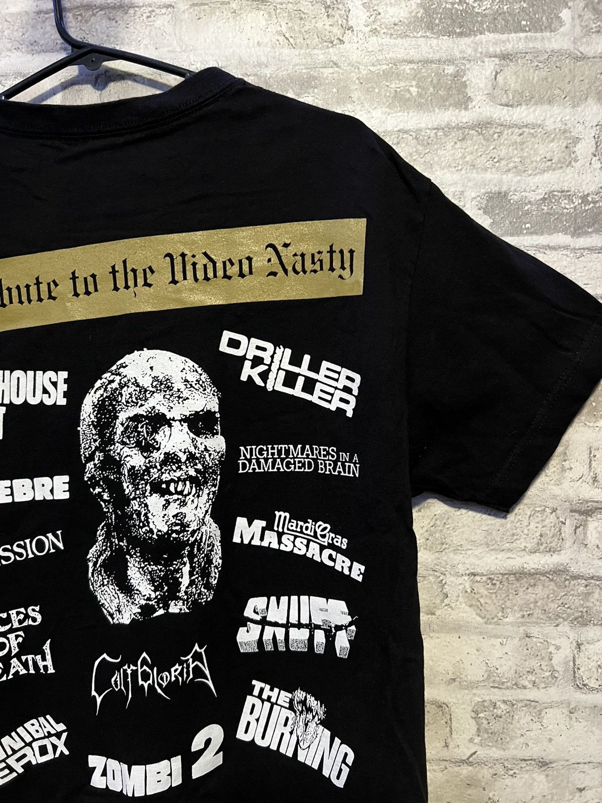 G59 Records CULT GLORIA - NASTY T- SHIRT (BLACK) MEDIUM Size US M / EU 48-50 / 2 - 11 Thumbnail