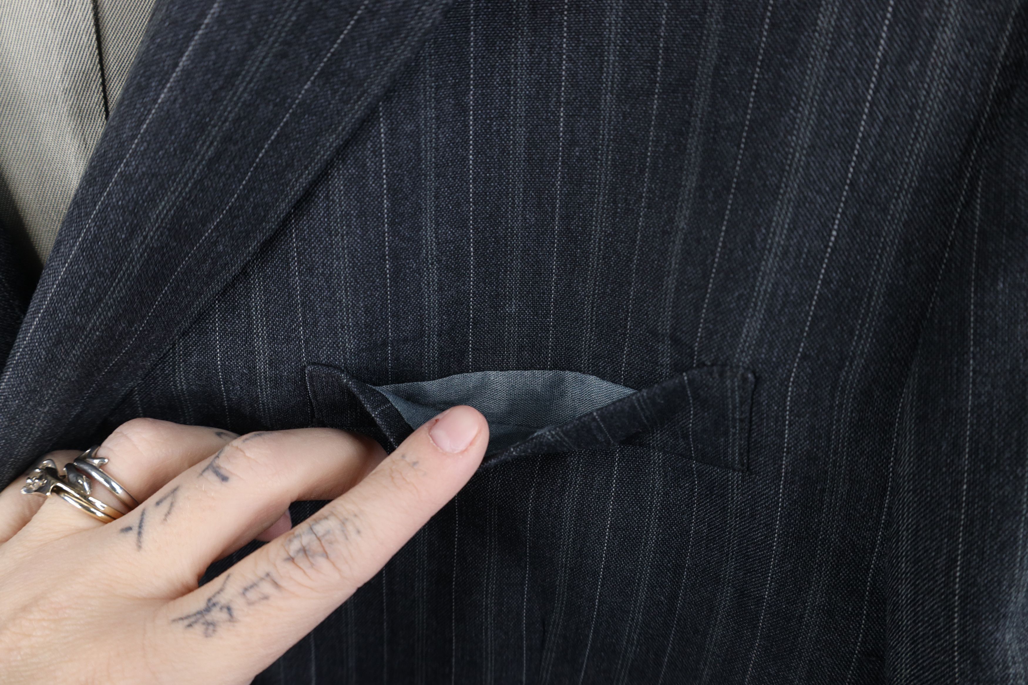 Vintage Vintage 70s Streetwear Striped Suit Coat Blazer Jacket USA Size US XL / EU 56 / 4 - 7 Thumbnail