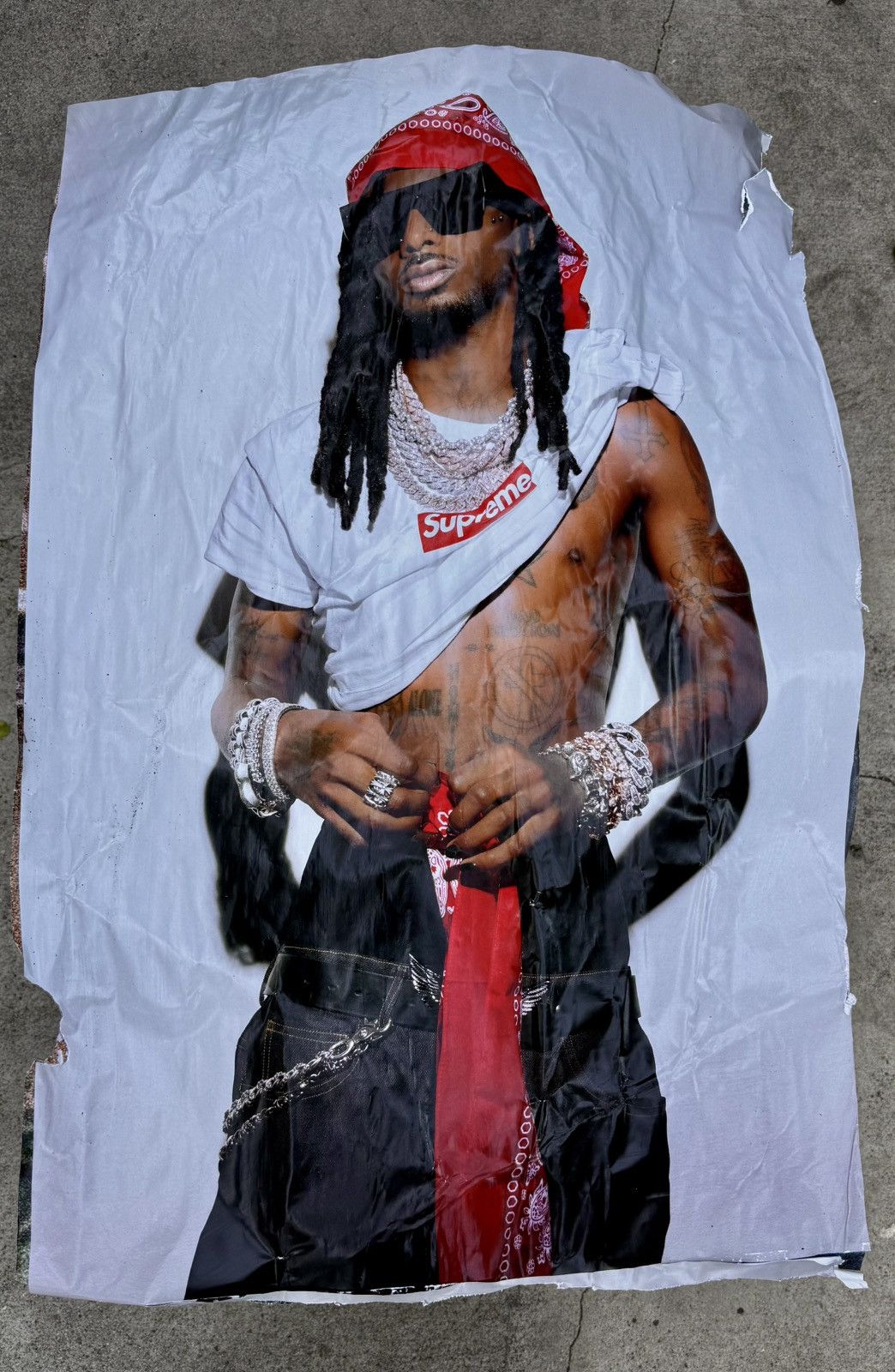 Supreme Supreme play boi Carti poster Raw. Size ONE SIZE - 1 Preview