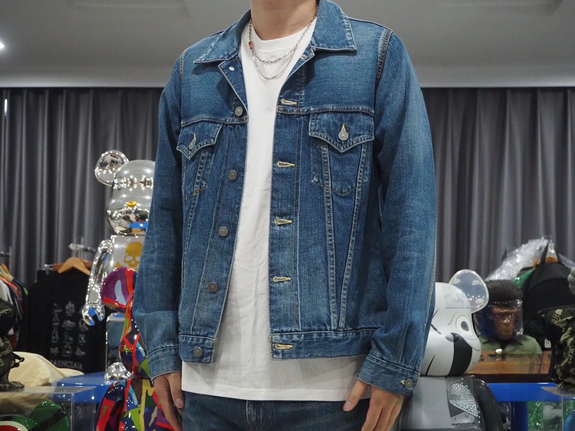 Visvim VISVIM SS 103 JKT DAMAGED Washed Denim M Like New Size US M / EU 48-50 / 2 - 8 Thumbnail